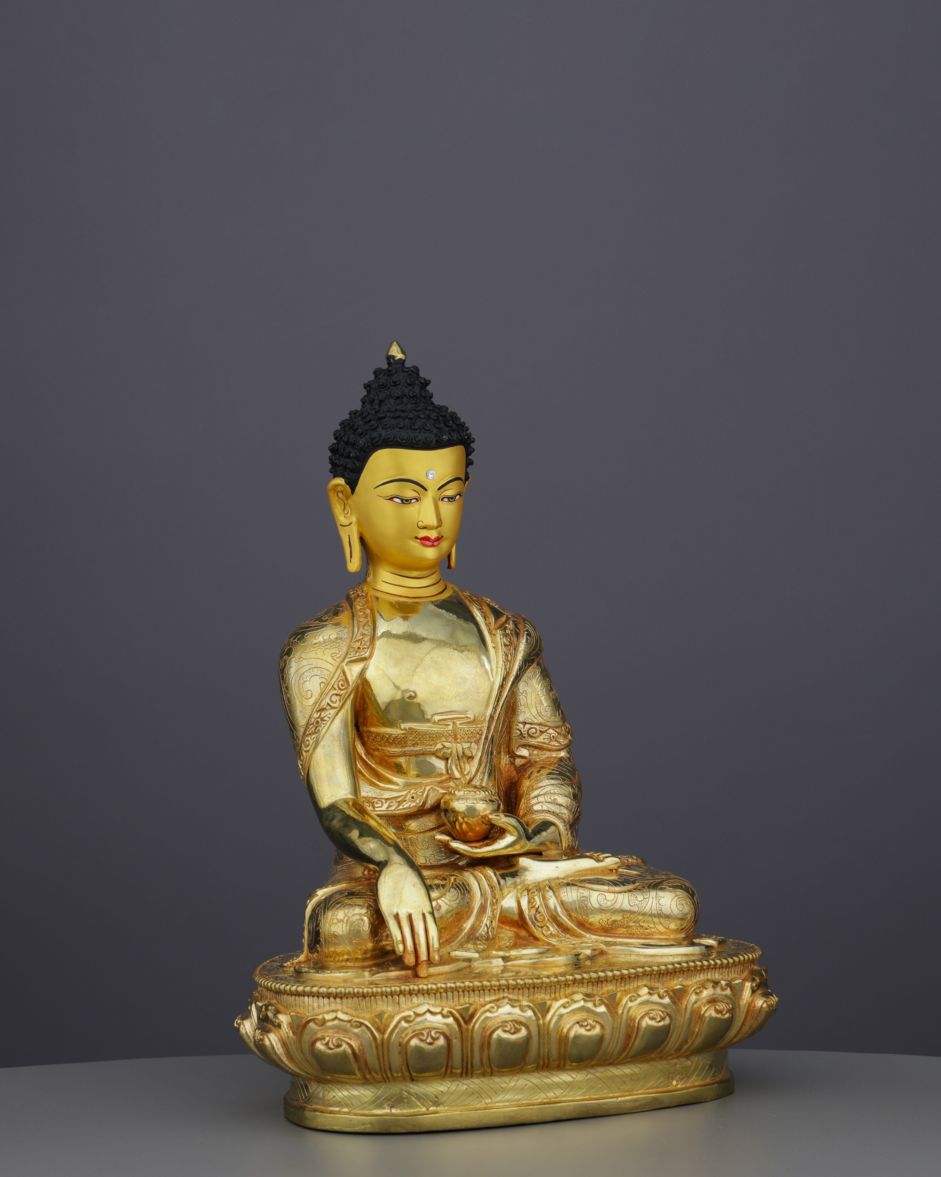 Enlightened Serenity | Handcrafted Sakyamuni Buddha Statue