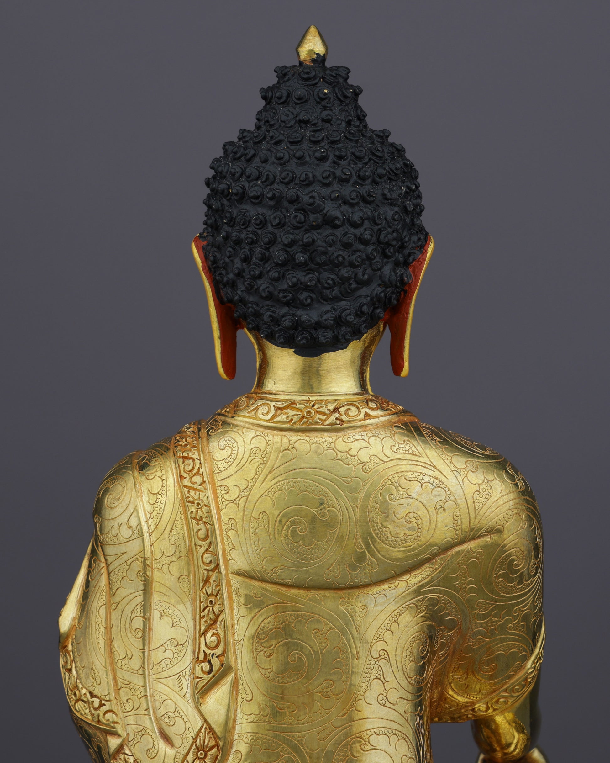 Enlightened Serenity | Handcrafted Sakyamuni Buddha Statue - Authentic Handcrafted Statue