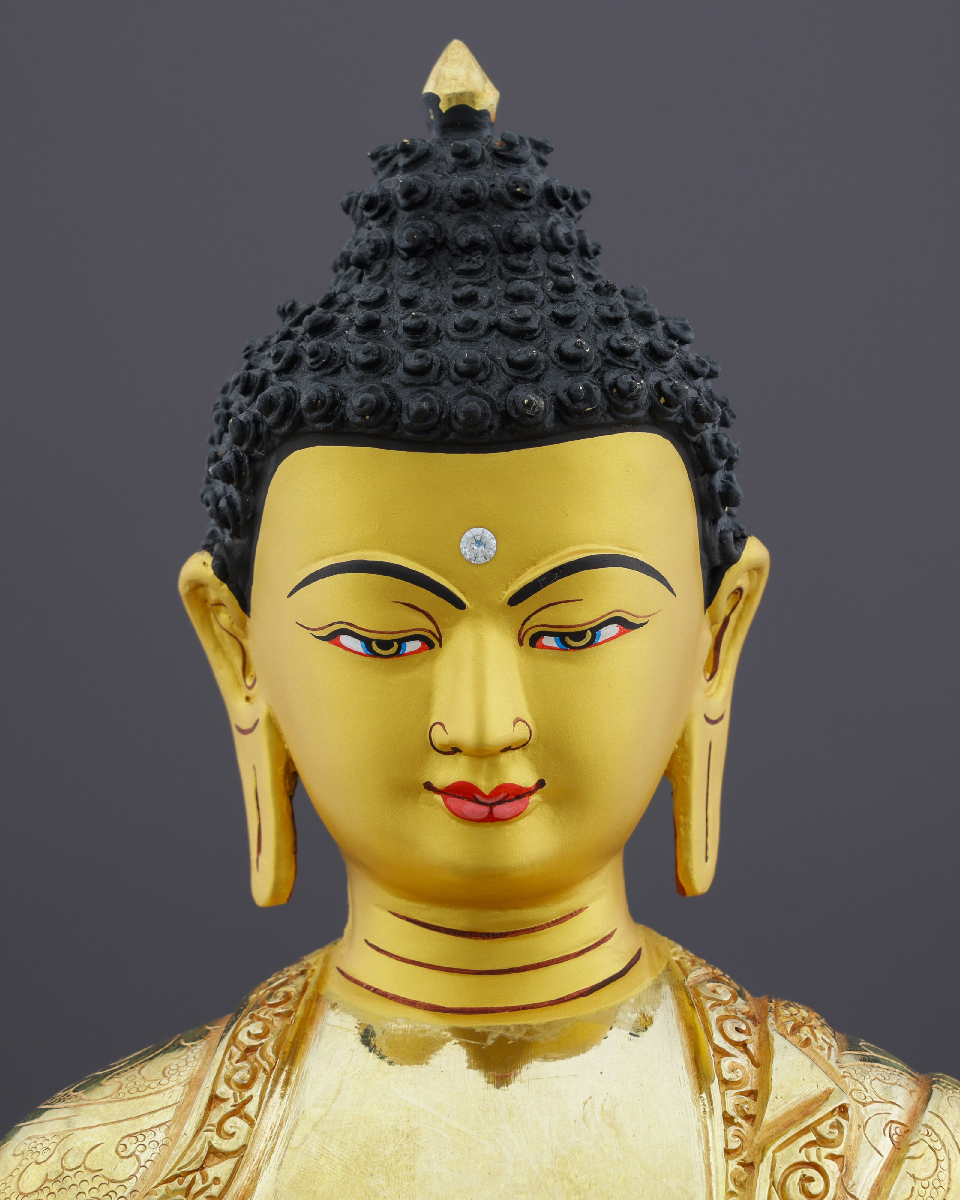 Enlightened Serenity | Handcrafted Sakyamuni Buddha Statue