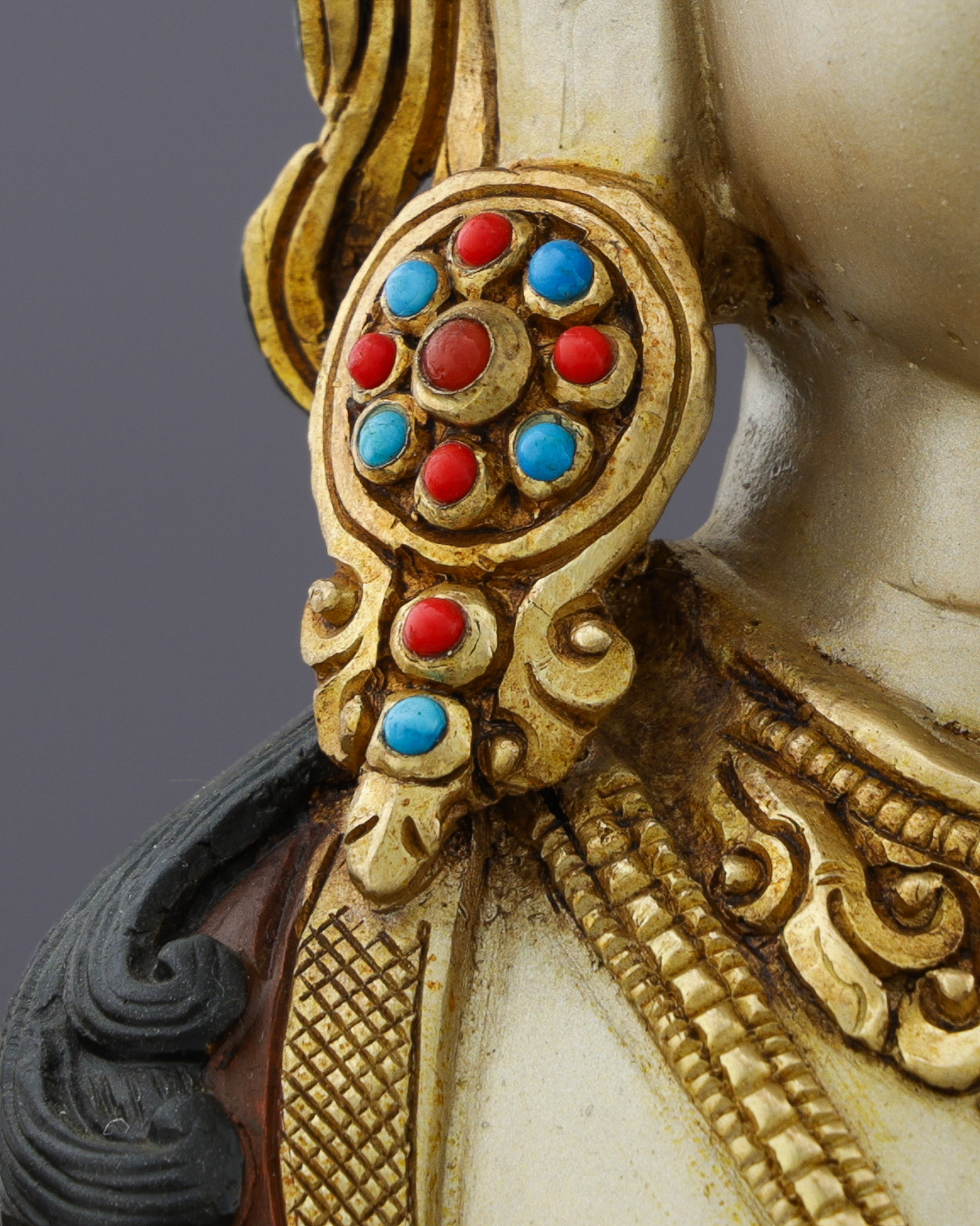 Handcrafted Chengresi Statue | Nepal's Sacred Artistry in Copper