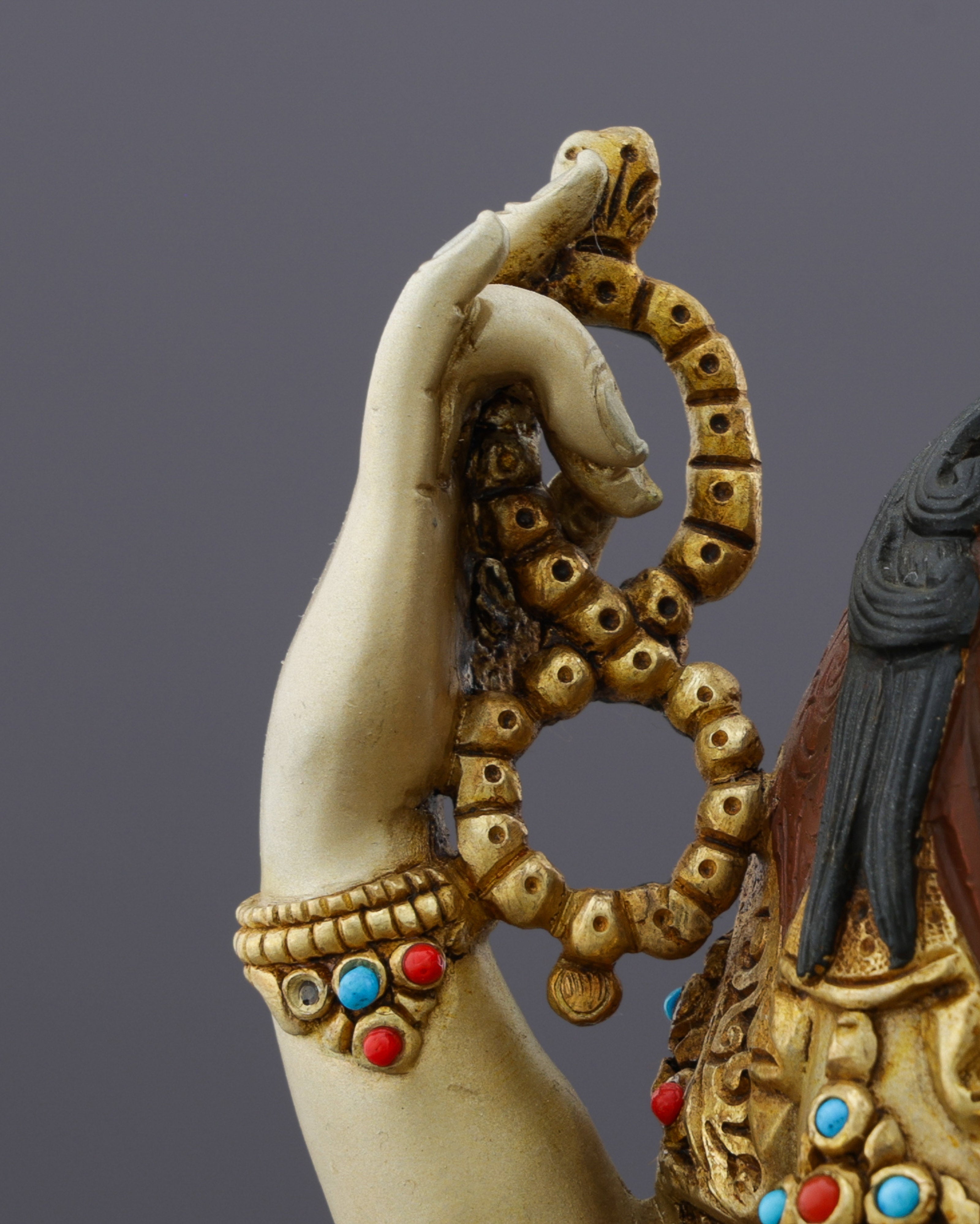 Handcrafted Chengresi Statue | Nepal's Sacred Artistry in Copper