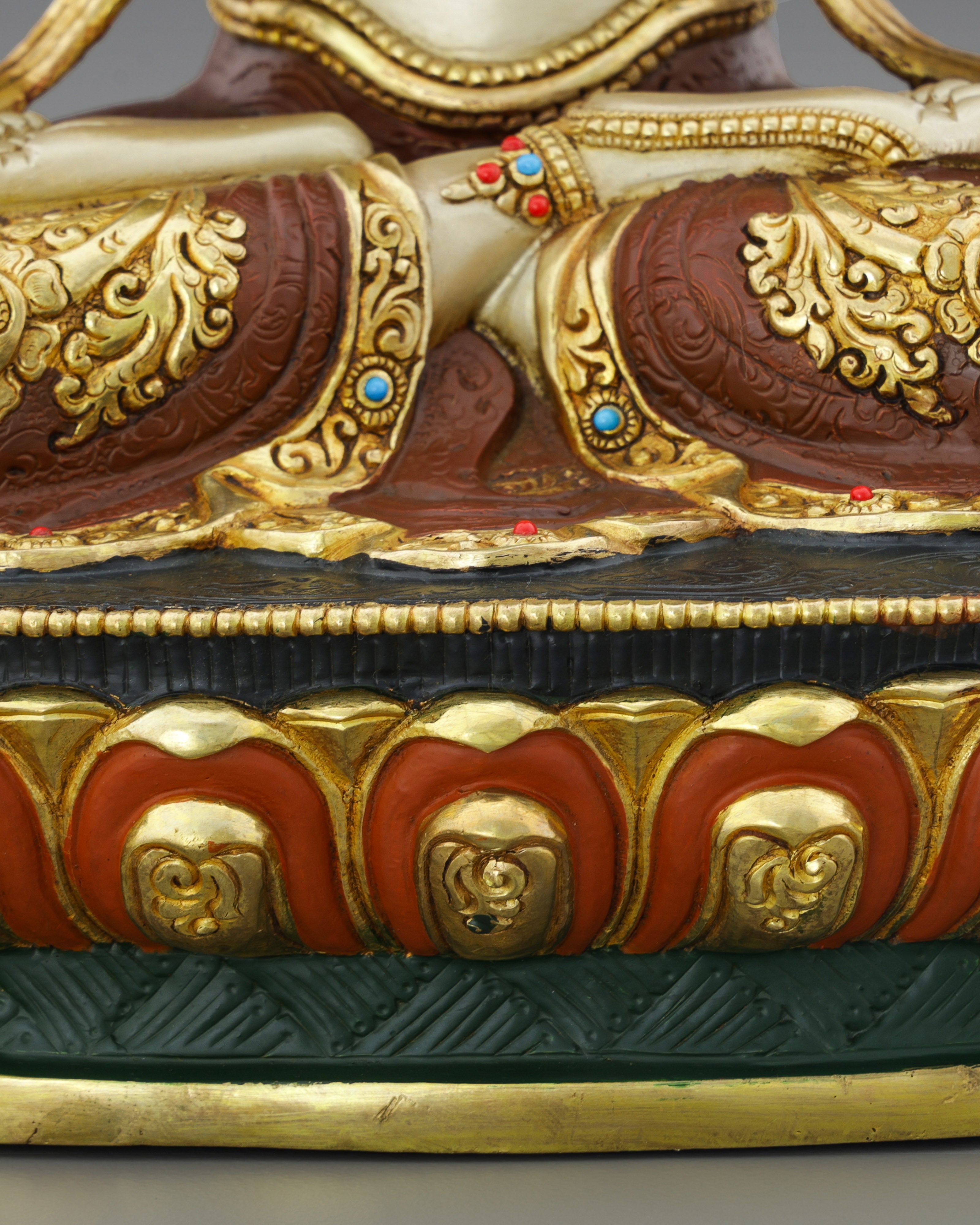 Handcrafted Chengresi Statue | Nepal's Sacred Artistry in Copper