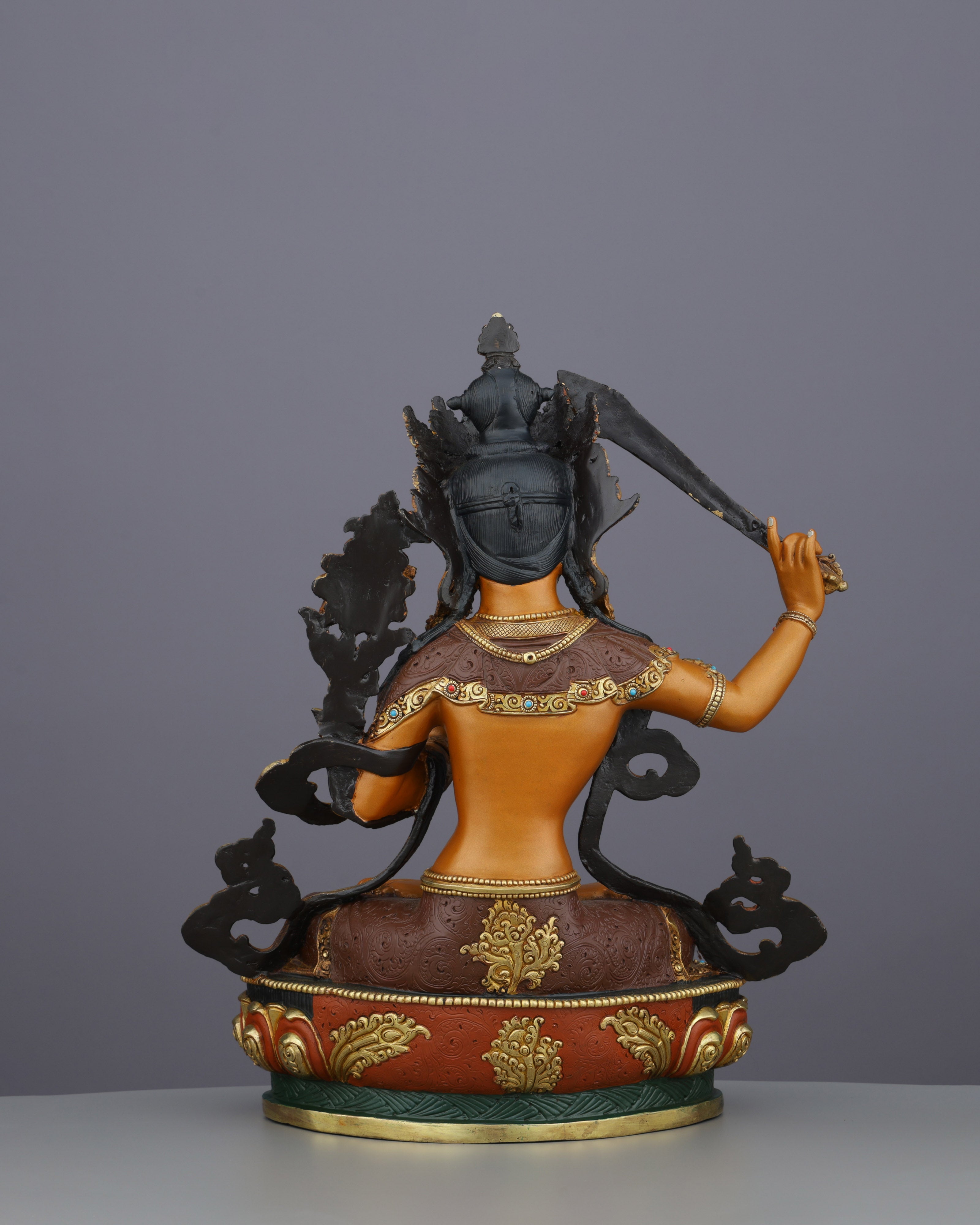 The Sword of Wisdom | Masterfully Crafted Manjushri Statue