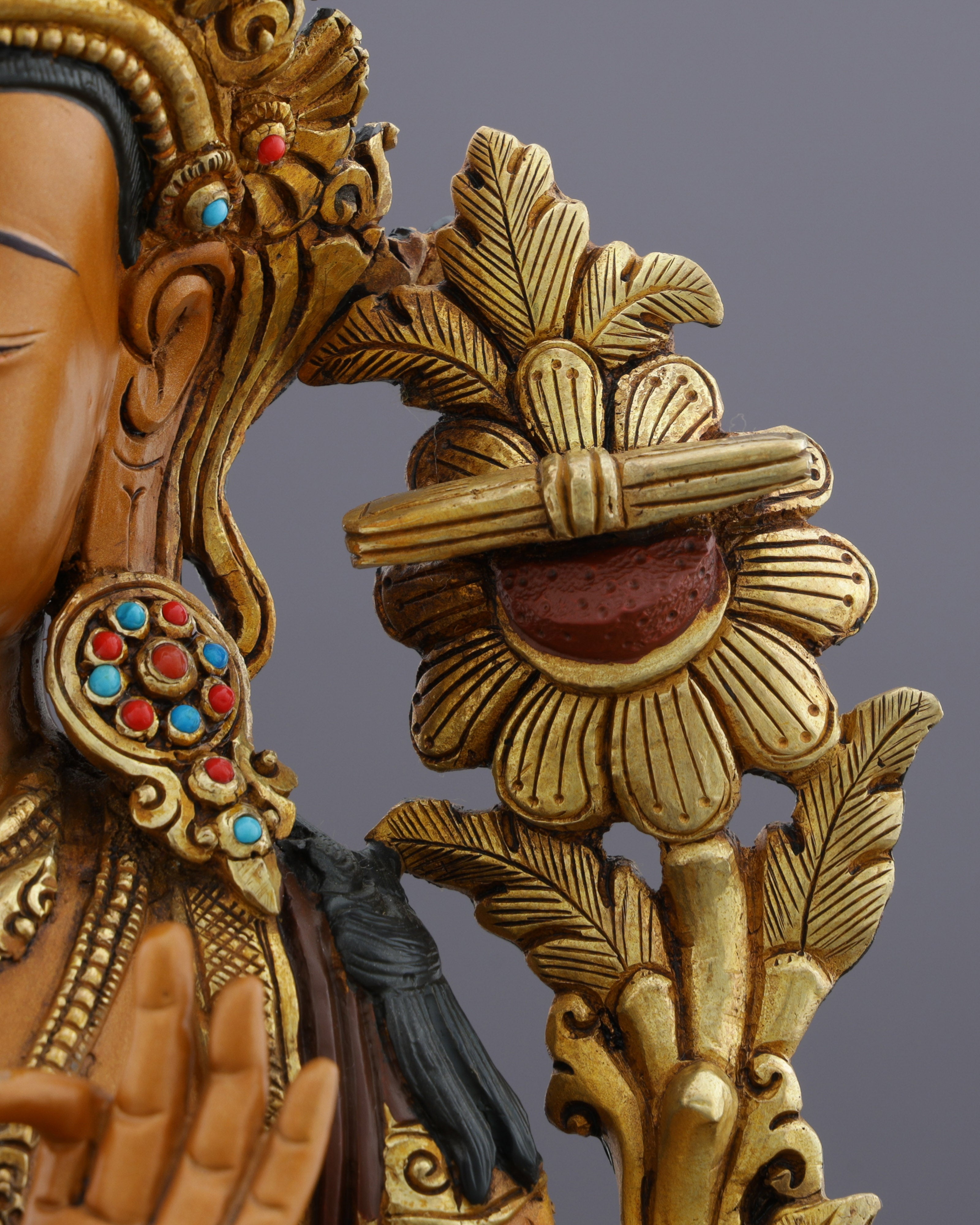 The Sword of Wisdom | Masterfully Crafted Manjushri Statue