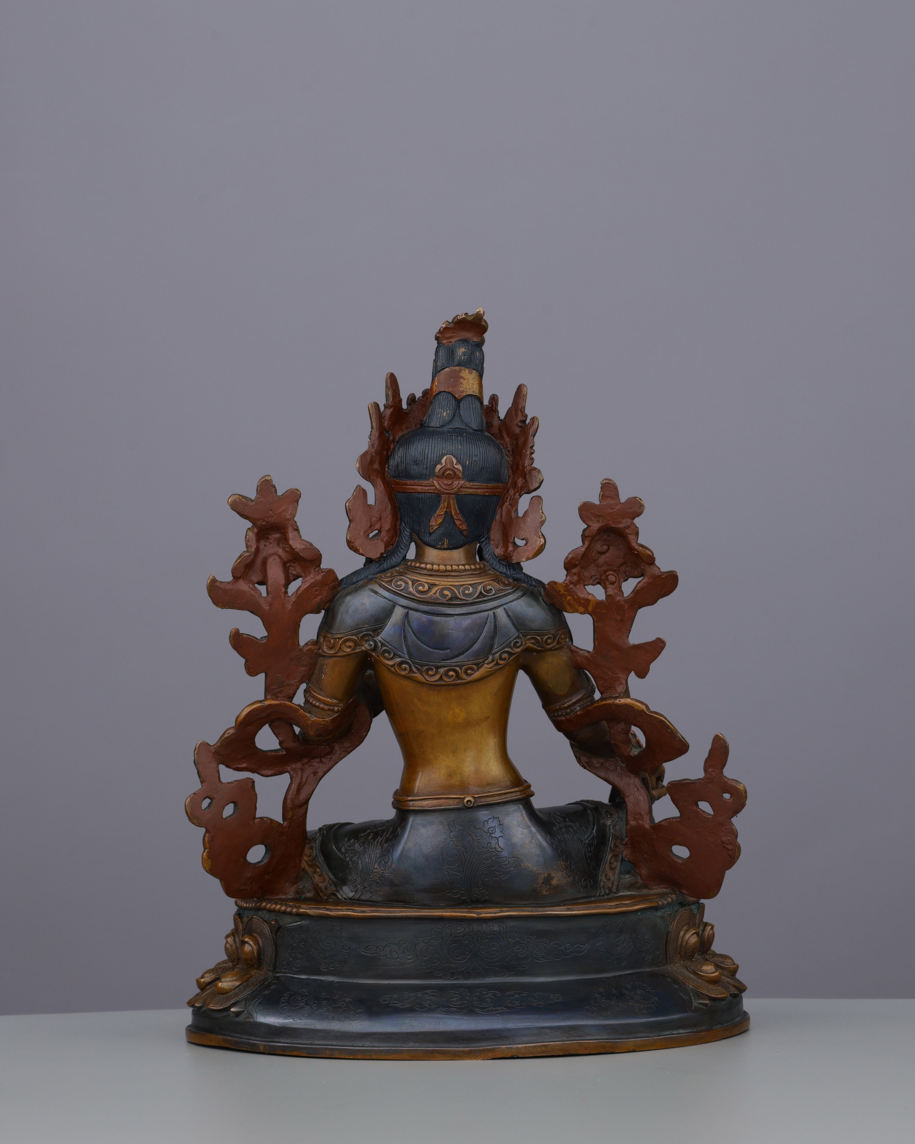 Oxidized Green Tara | Swift Protector and Mother of Liberation