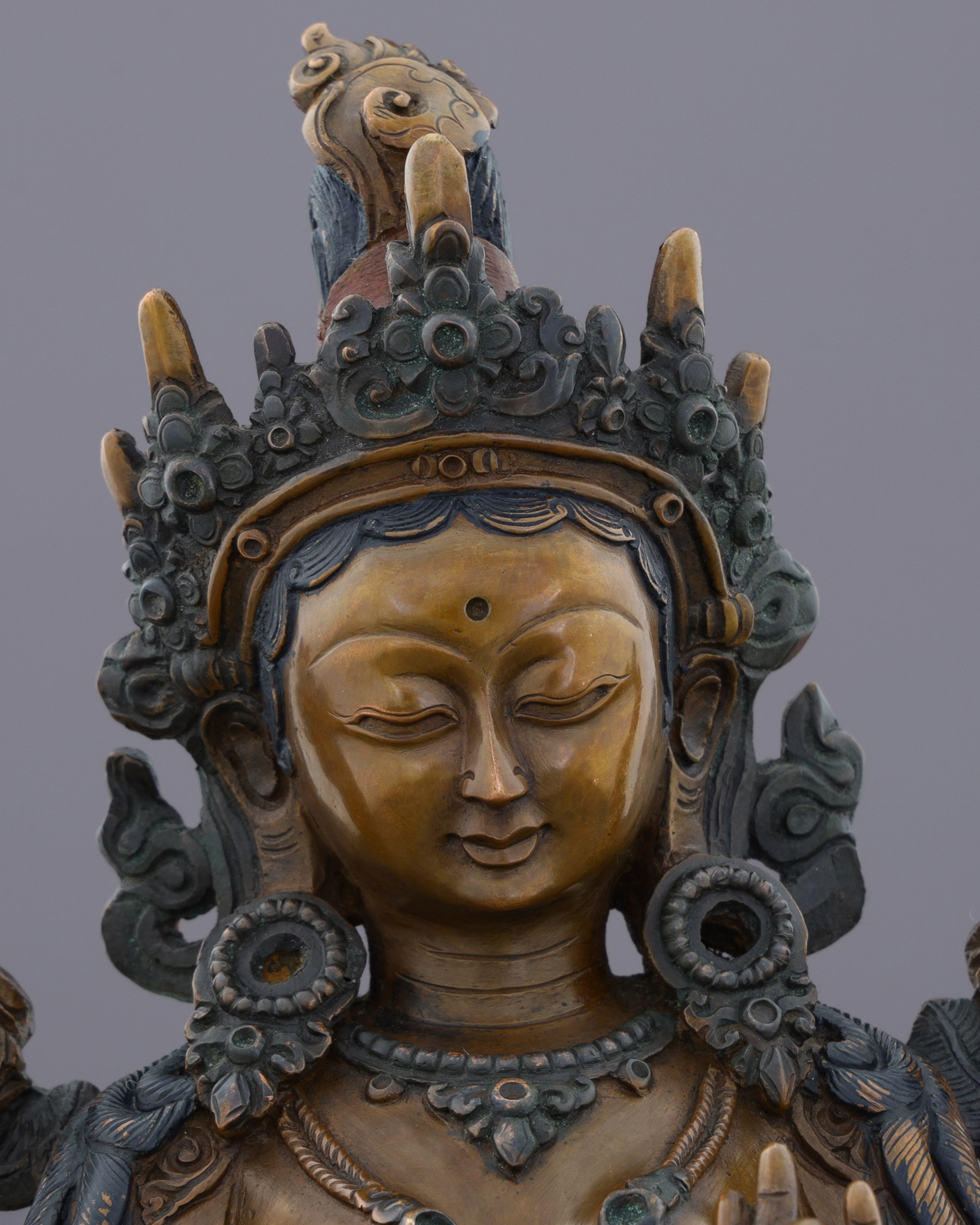 Oxidized Green Tara | Swift Protector and Mother of Liberation
