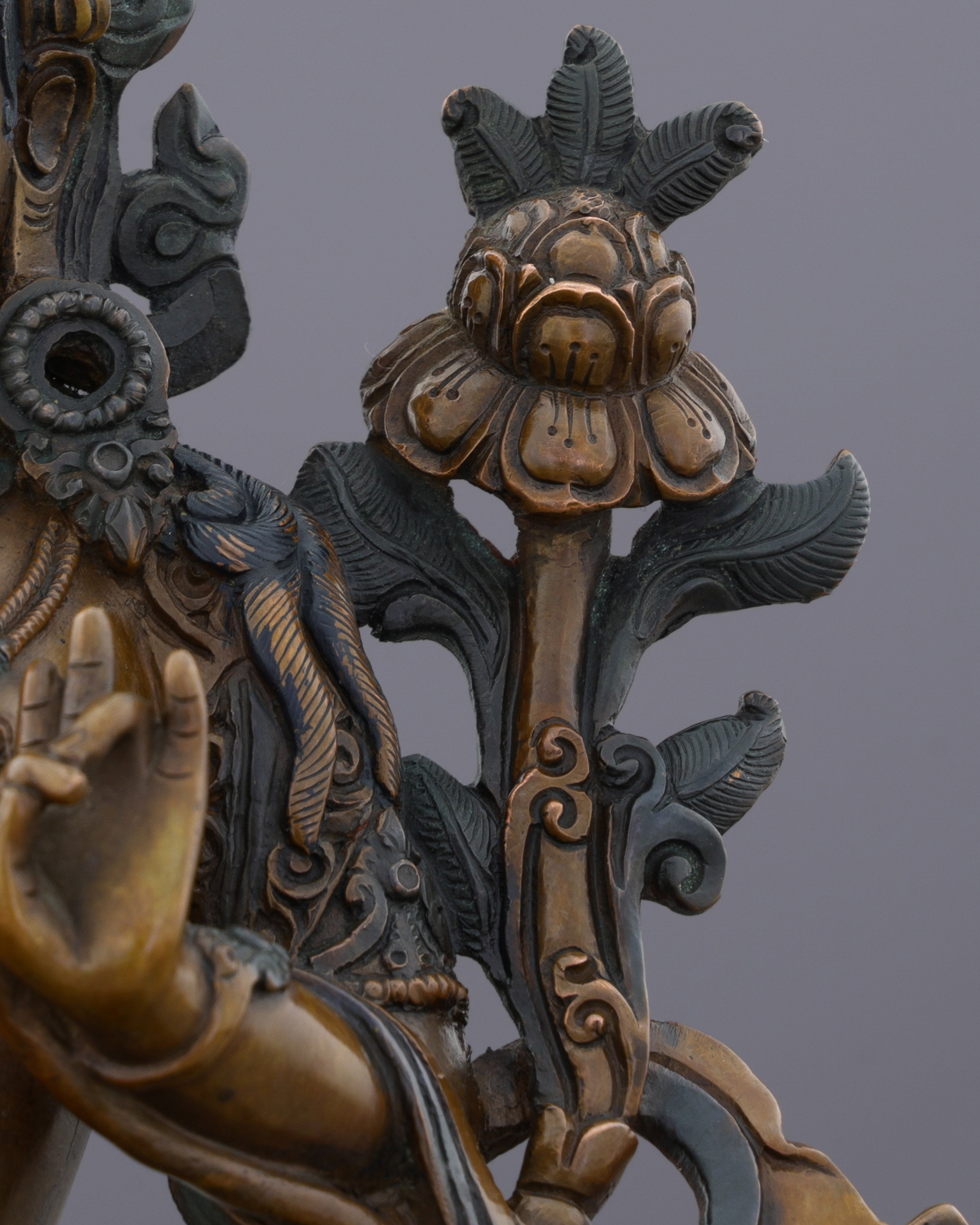 Oxidized Green Tara | Swift Protector and Mother of Liberation