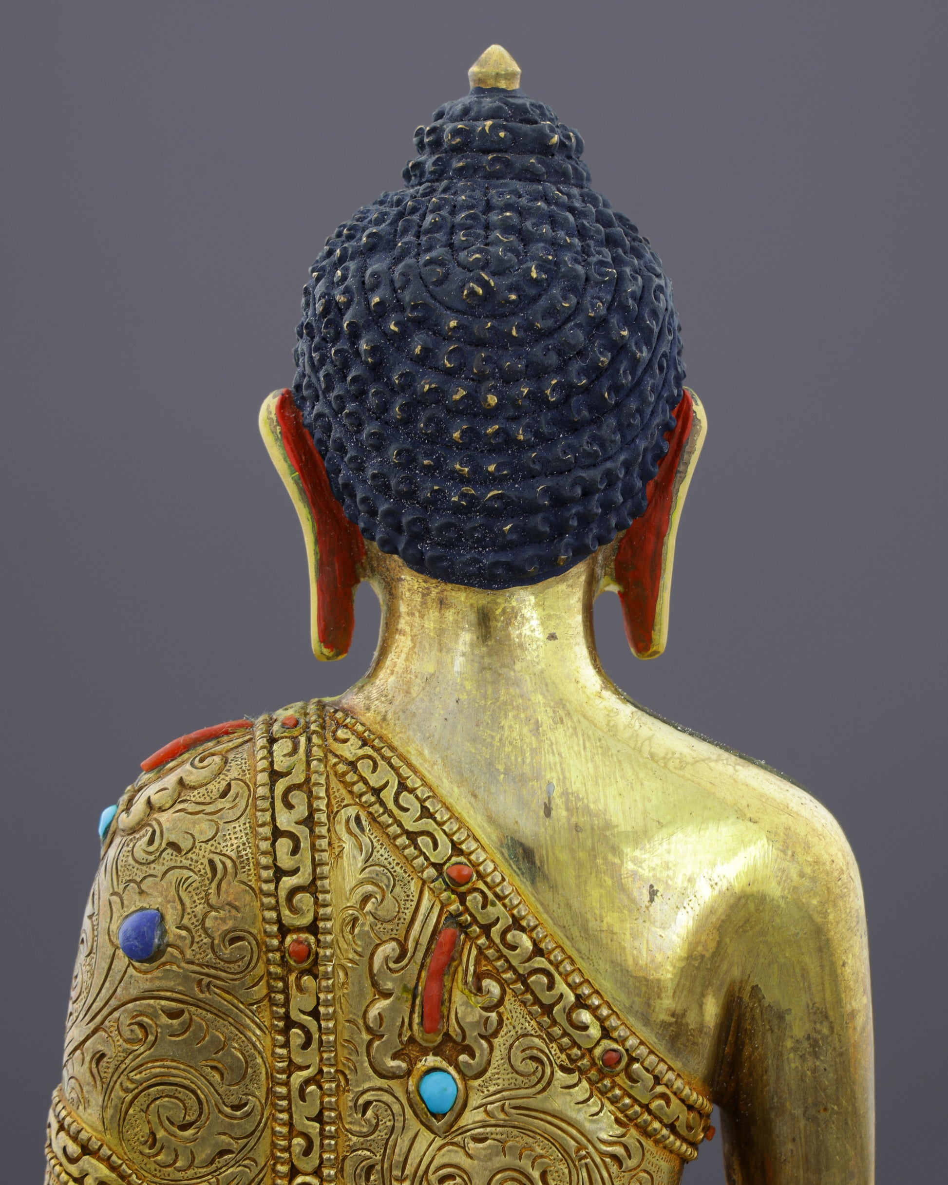 Radiant Tranquility | Handcrafted Sakyamuni Buddha Statue - Authentic Handcrafted Statue