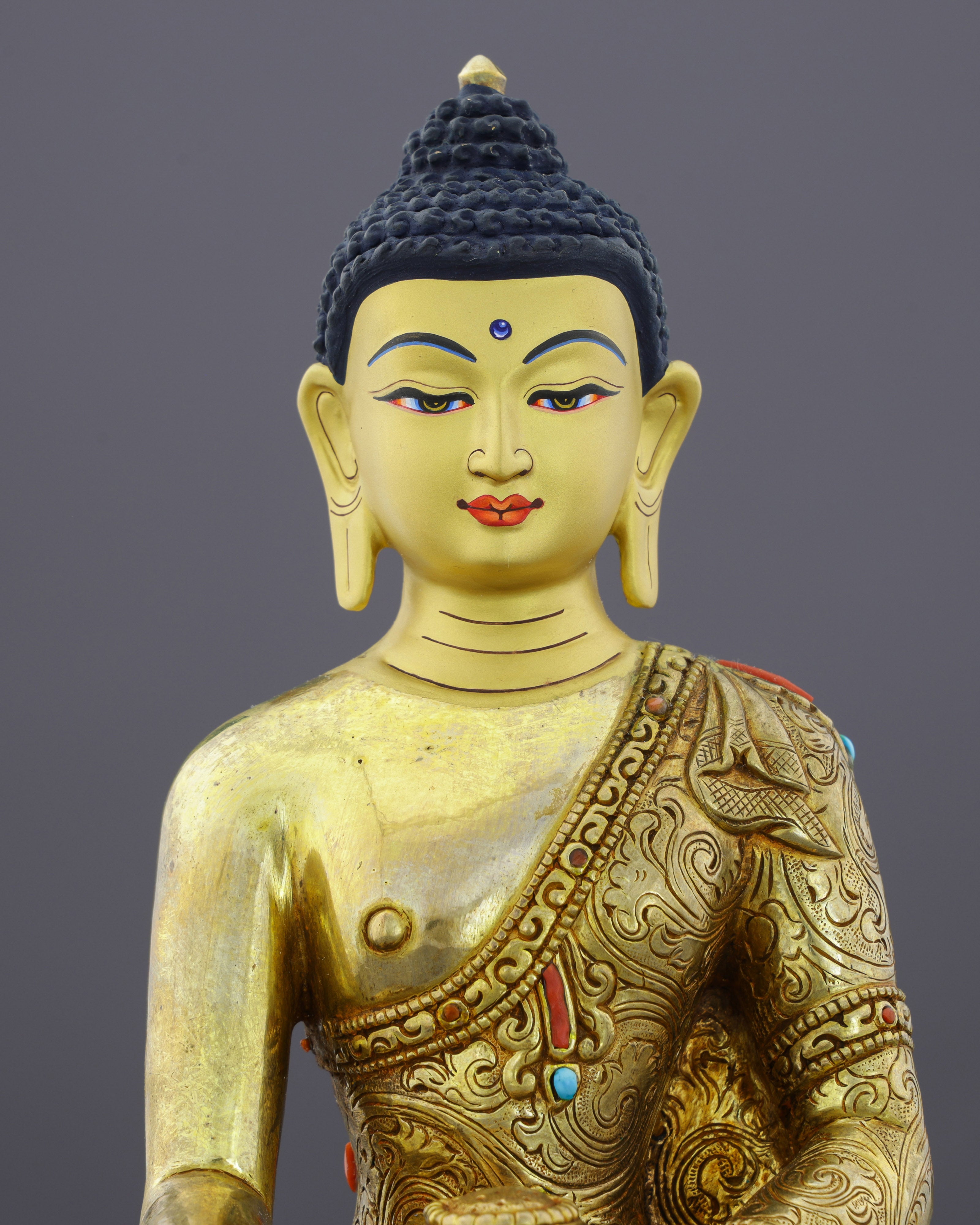 Radiant Tranquility | Handcrafted Sakyamuni Buddha Statue