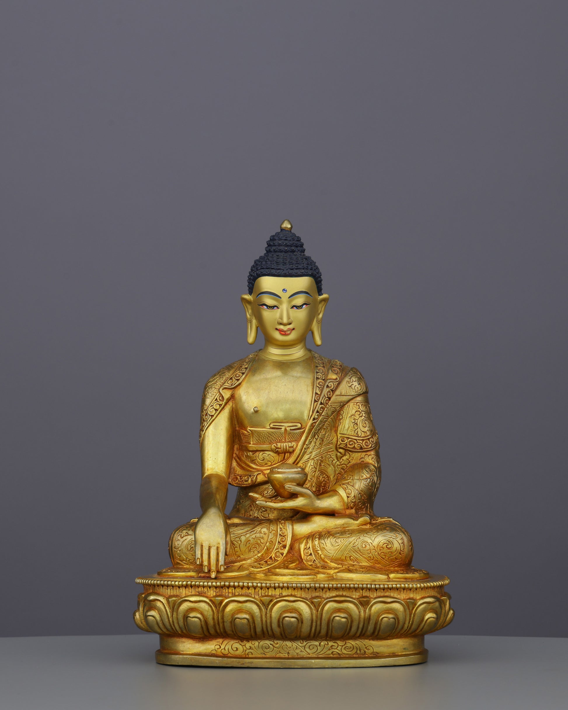 Timeless Grace | Handcrafted Sakyamuni Buddha Statue - Authentic Handcrafted Statue