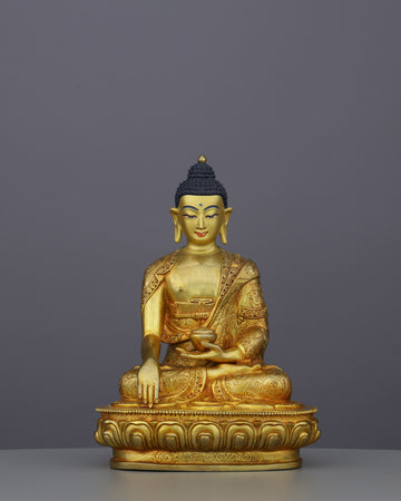 Timeless Grace | Handcrafted Sakyamuni Buddha Statue