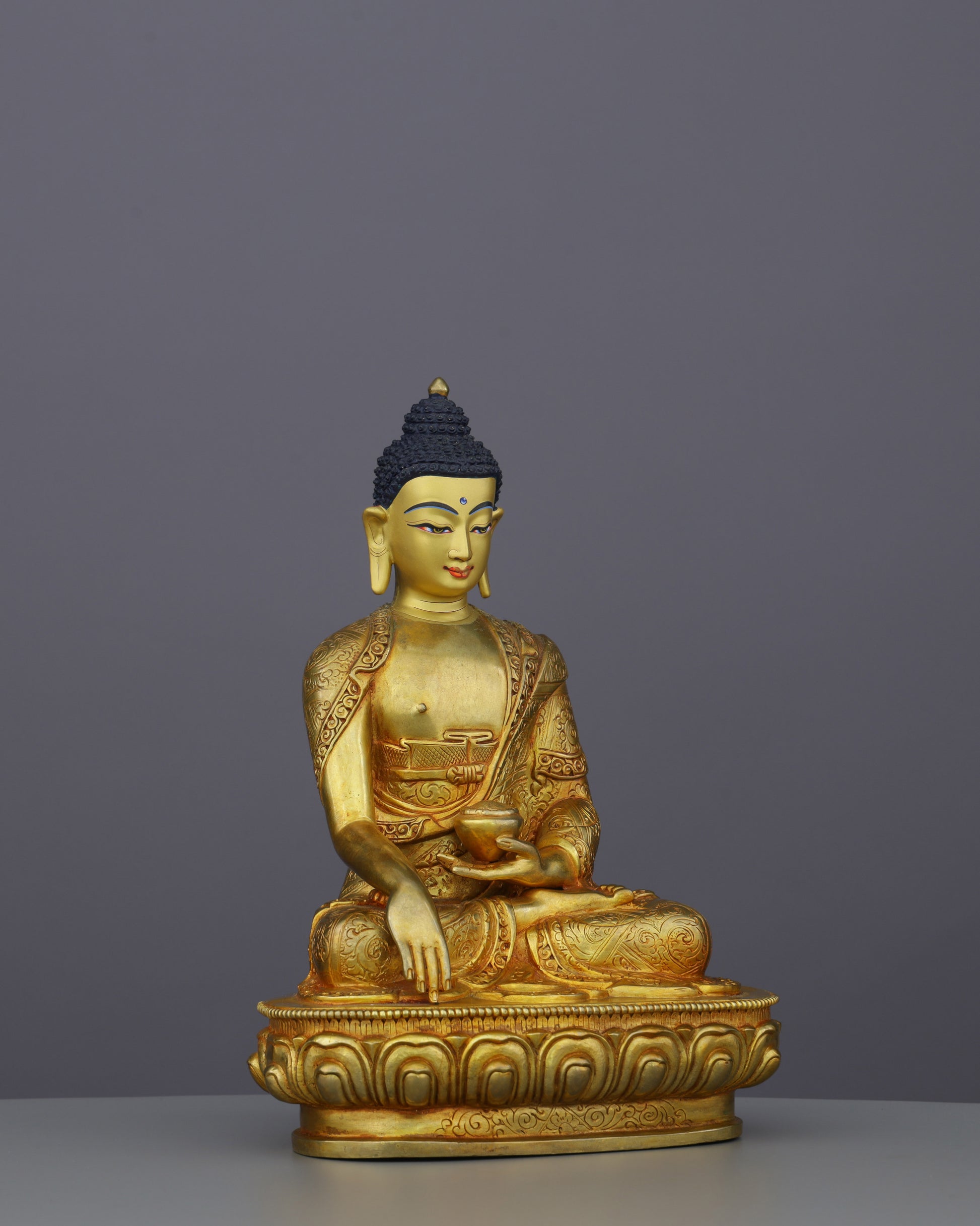 Timeless Grace | Handcrafted Sakyamuni Buddha Statue - Authentic Handcrafted Statue