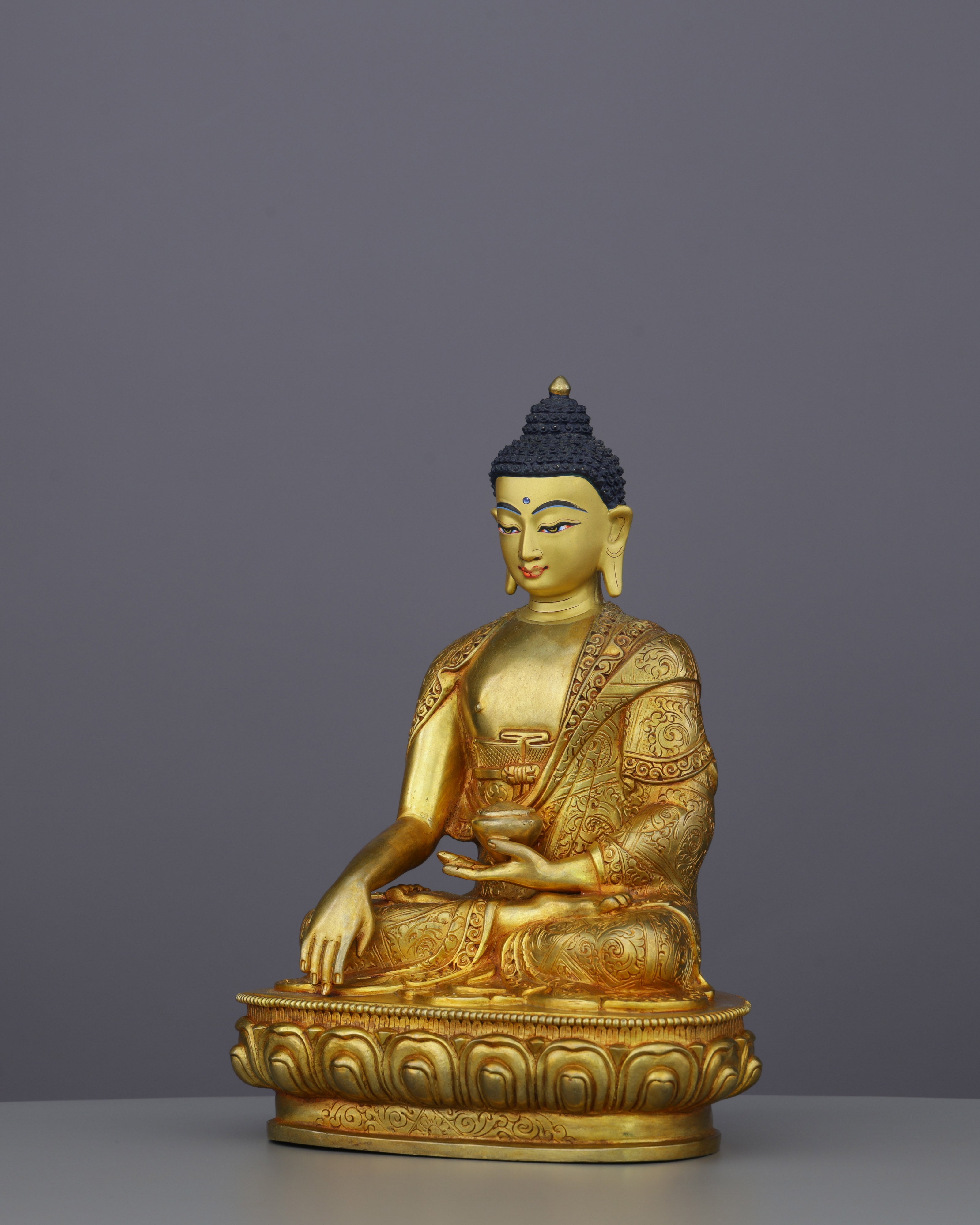 Timeless Grace | Handcrafted Sakyamuni Buddha Statue