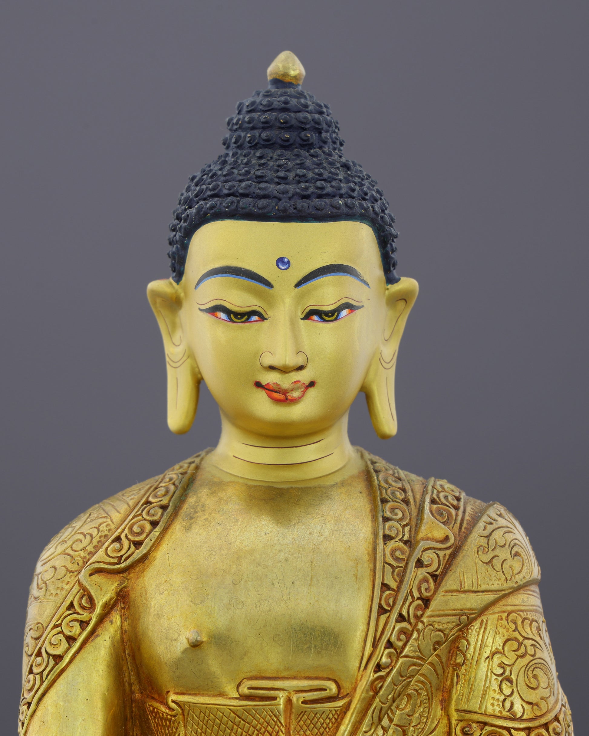 Timeless Grace | Handcrafted Sakyamuni Buddha Statue - Authentic Handcrafted Statue