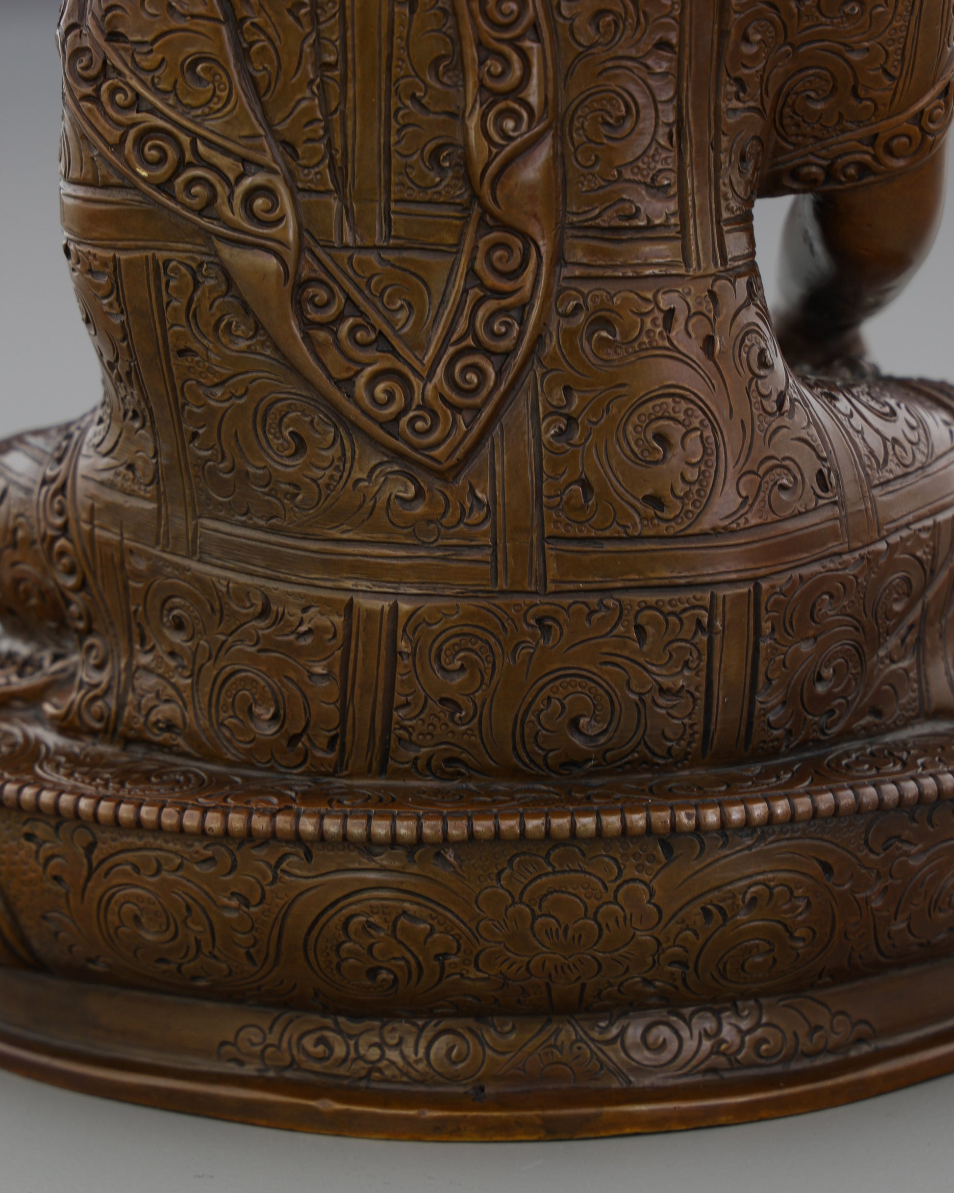 Sacred Himalayan Craft | Oxidized Sakyamuni Buddha Statue - Authentic Handcrafted Statue
