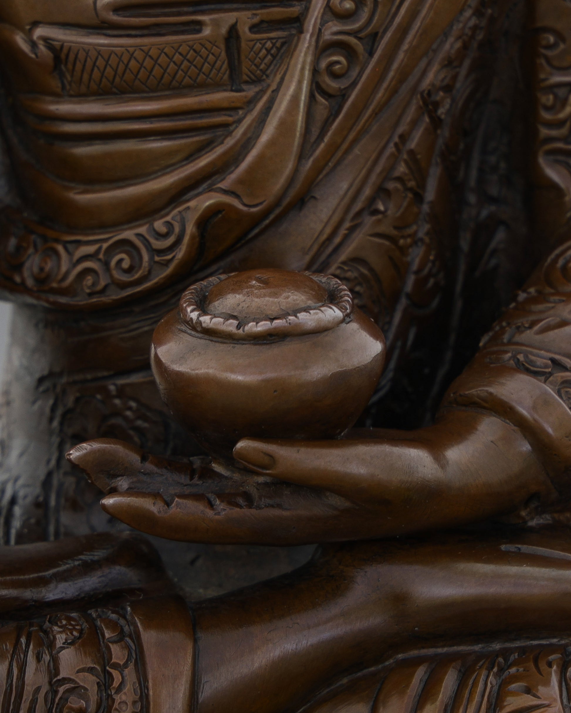 Sacred Himalayan Craft | Oxidized Sakyamuni Buddha Statue - Authentic Handcrafted Statue