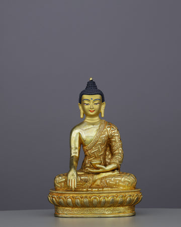 Luminous Peace | Handcrafted Sakyamuni Buddha Statue