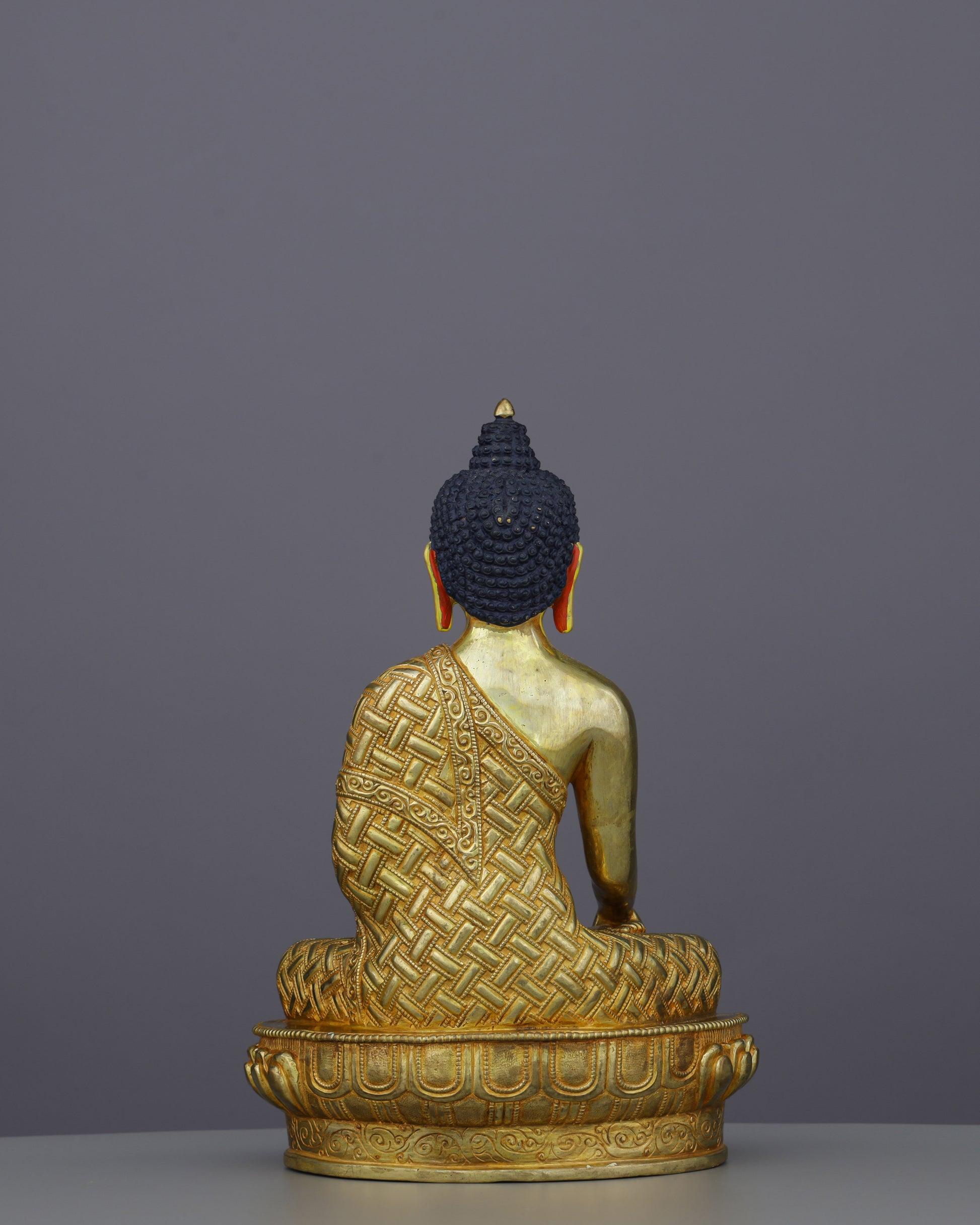 Luminous Peace | Handcrafted Sakyamuni Buddha Statue - Authentic Handcrafted Statue
