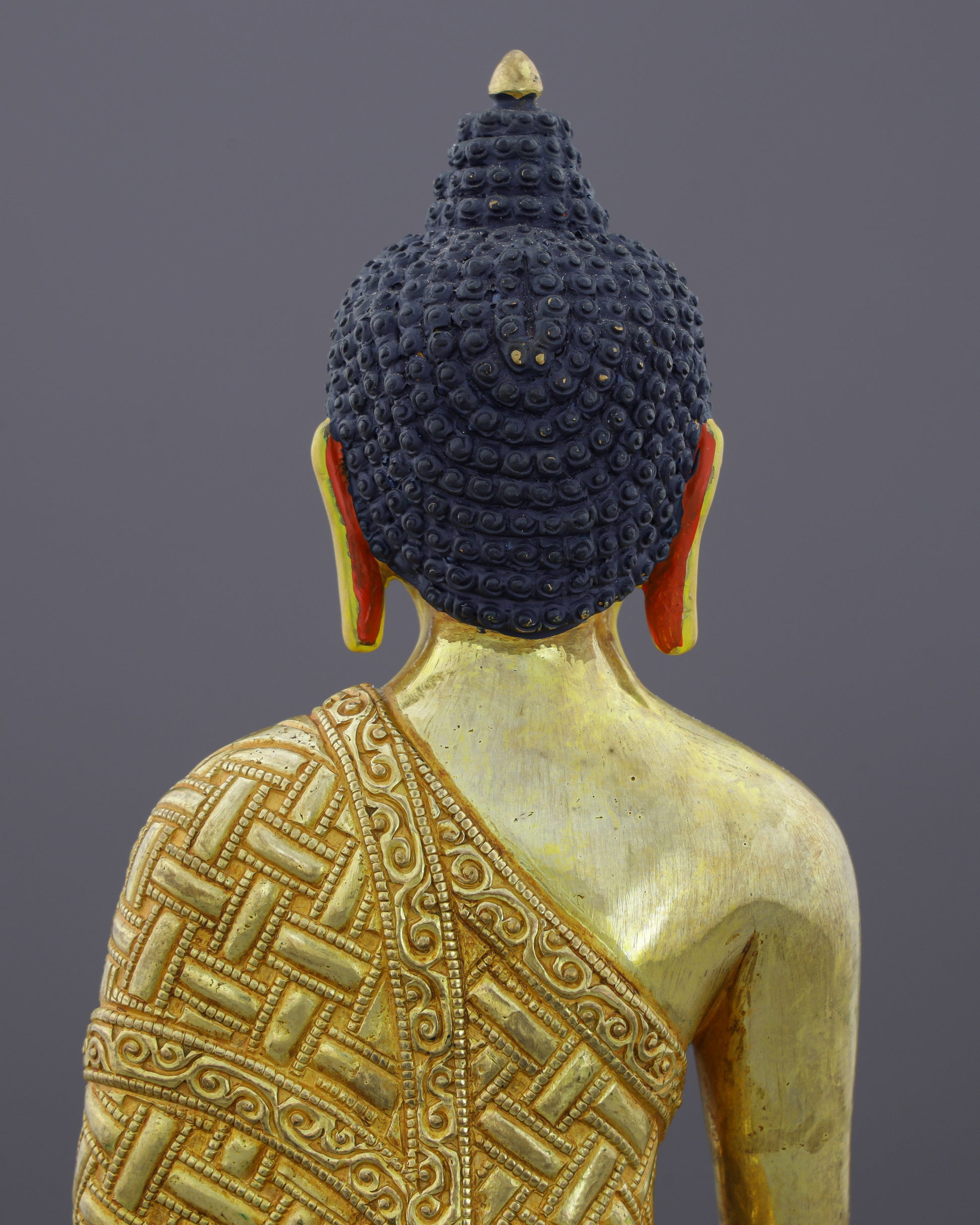 Luminous Peace | Handcrafted Sakyamuni Buddha Statue - Authentic Handcrafted Statue