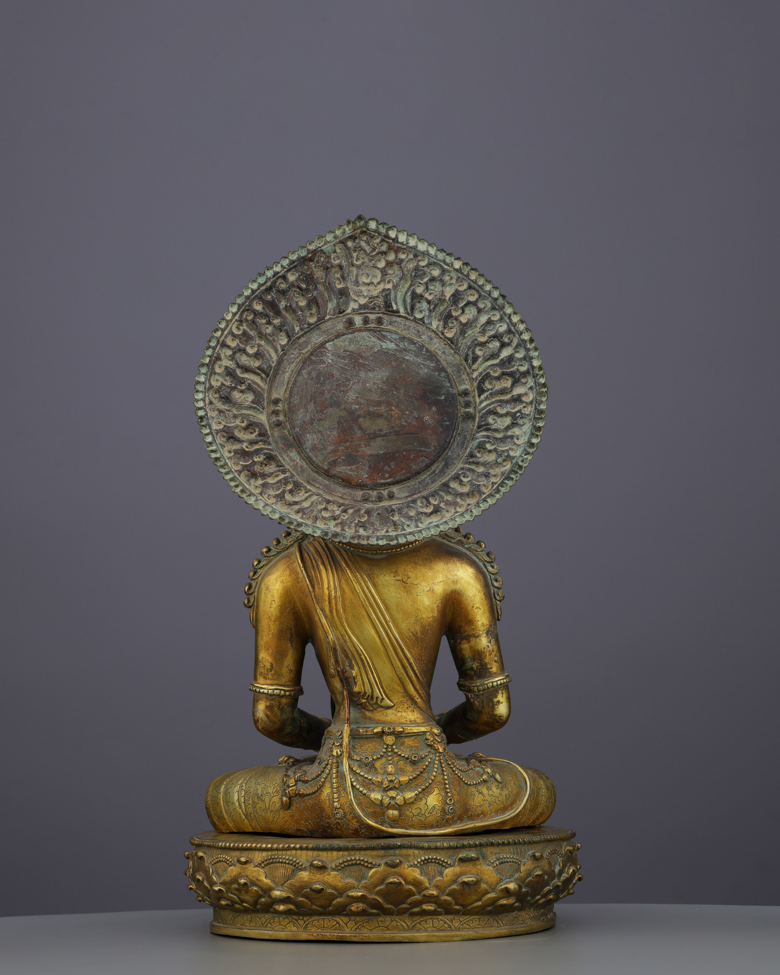 Eternal Radiance | Antique Amitabha Buddha Statue&nbsp;