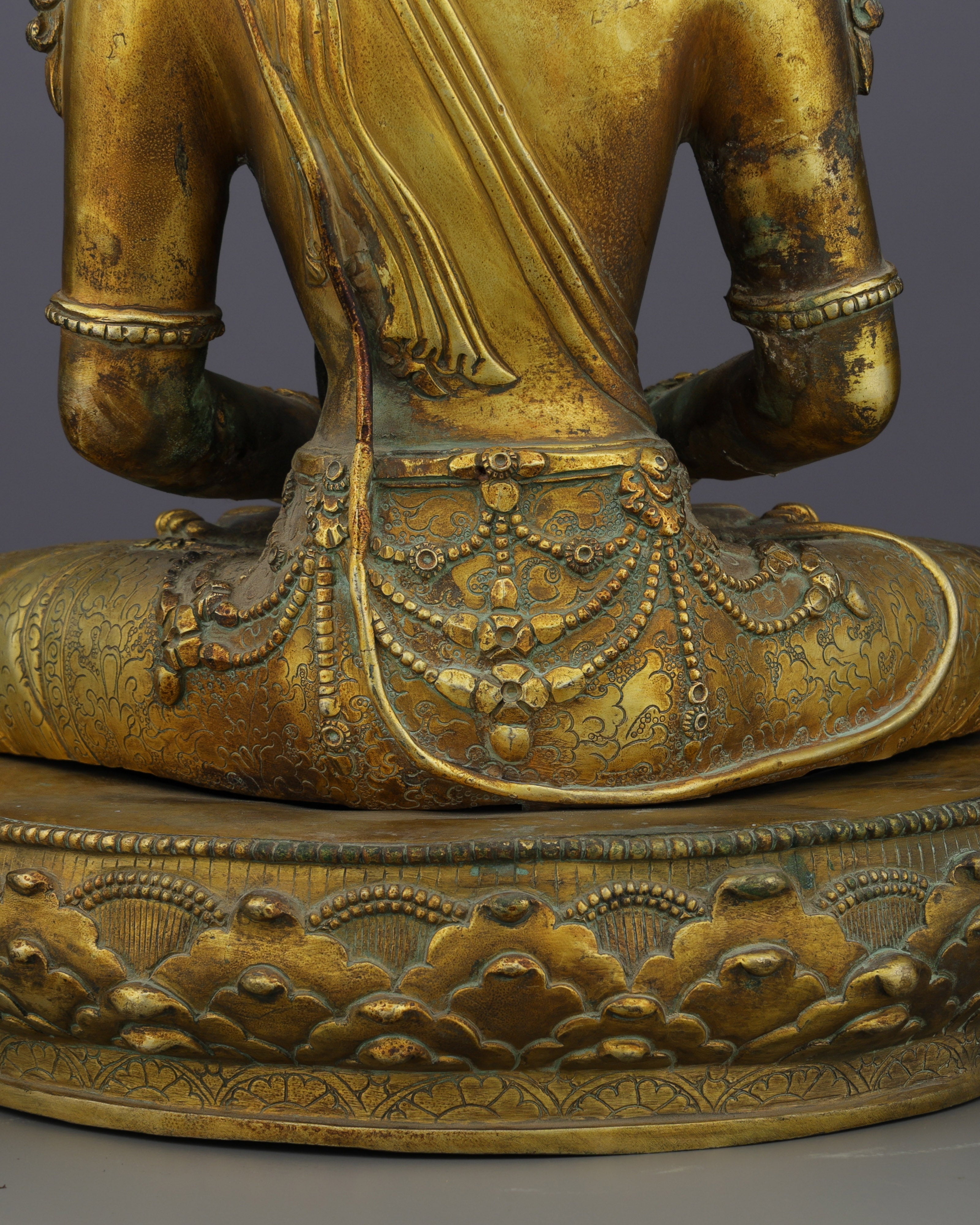 Eternal Radiance | Antique Amitabha Buddha Statue&nbsp;