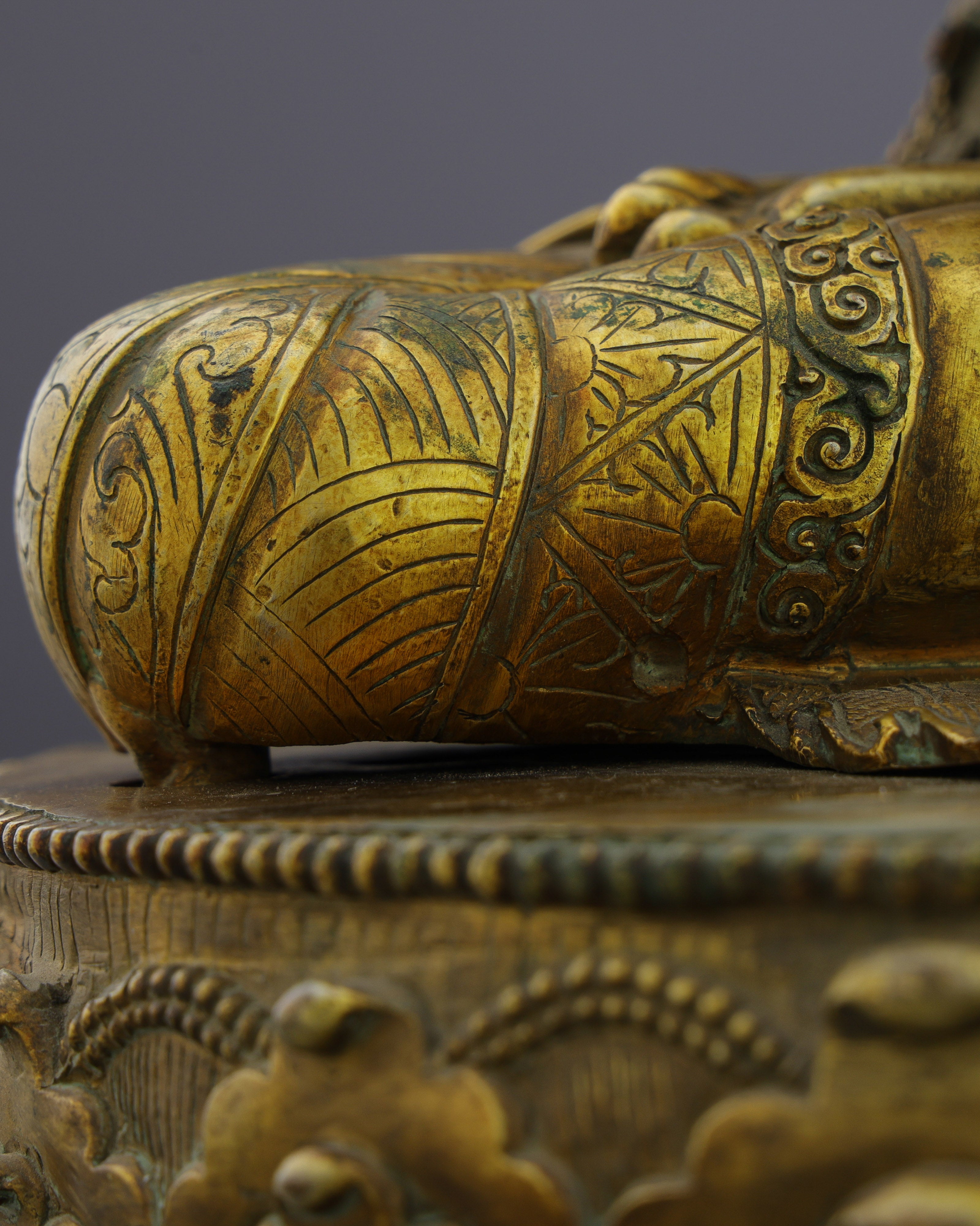 Fearless Accomplishment | Majestic Antique Amoghasiddhi Buddha Statue&nbsp;