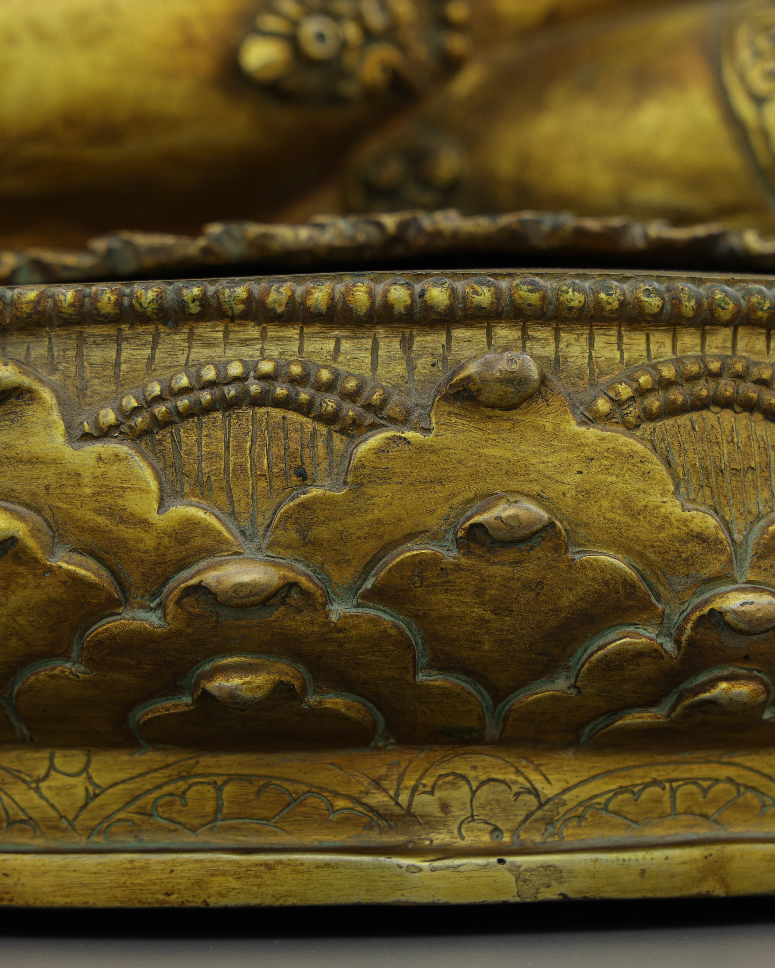 Fearless Accomplishment | Majestic Antique Amoghasiddhi Buddha Statue&nbsp;