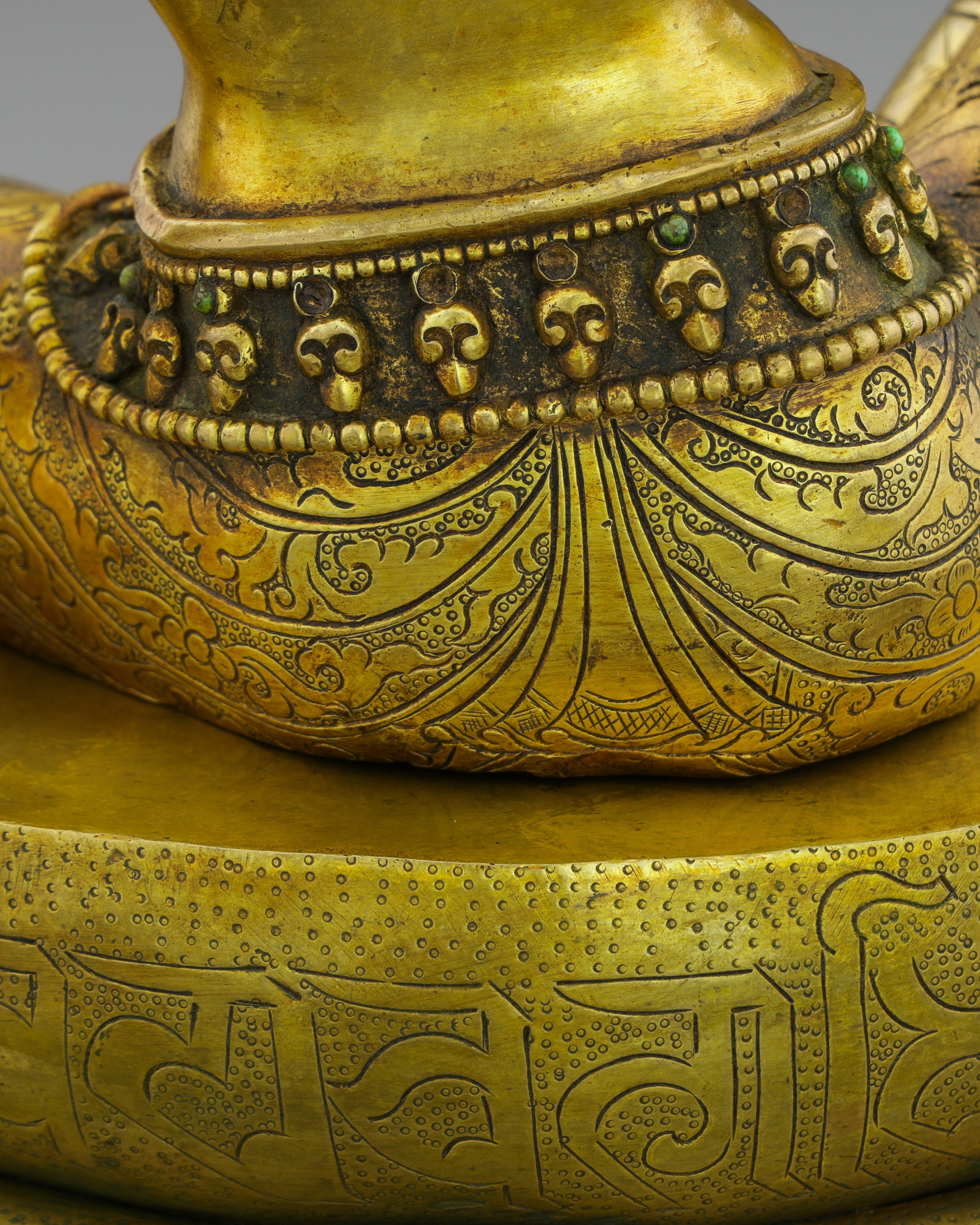 Divine Wisdom Embodied | Magnificent Antique Manjushri Statue