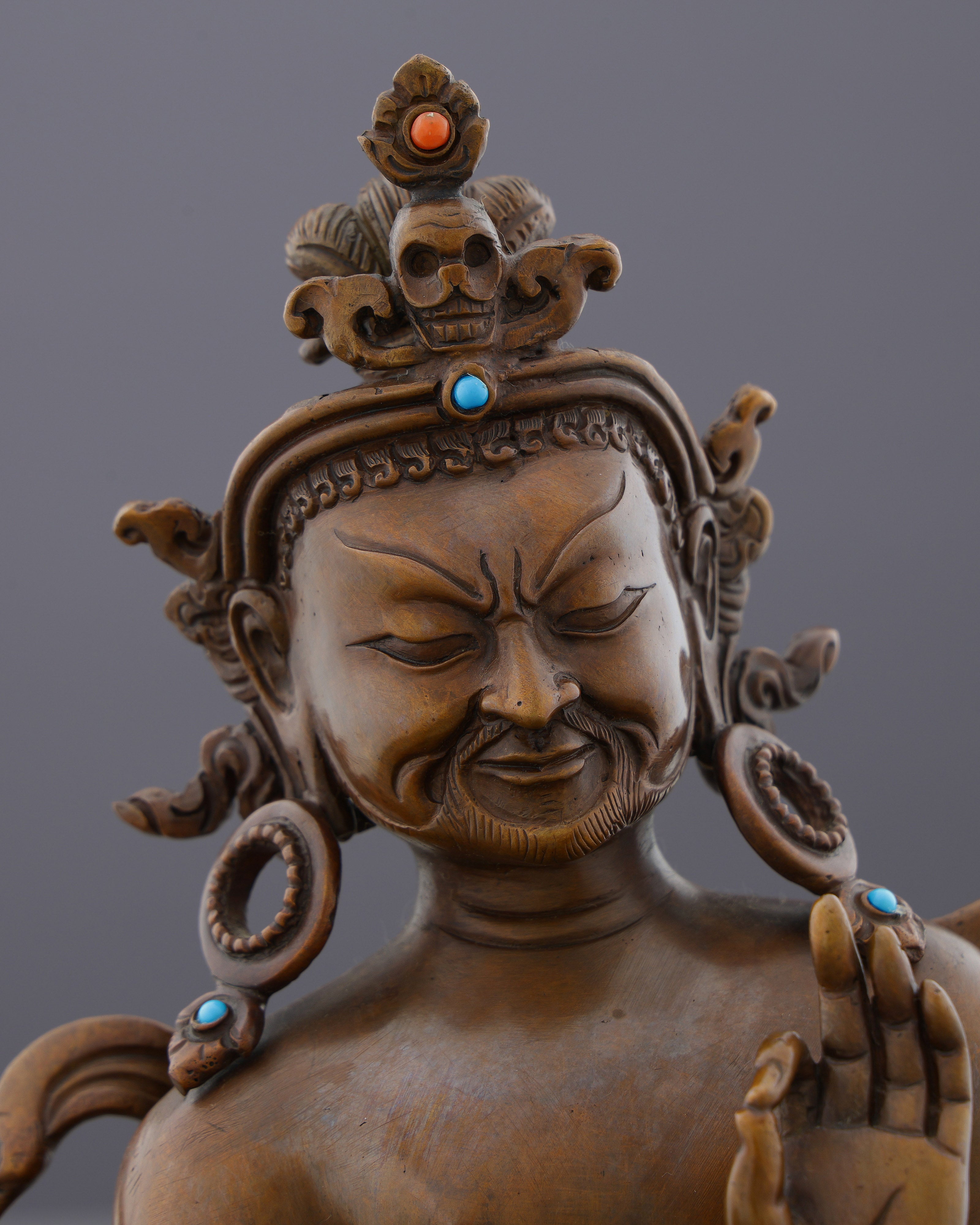 Mystic Master Unveiled | Exquisite Oxidized Naropa Statue