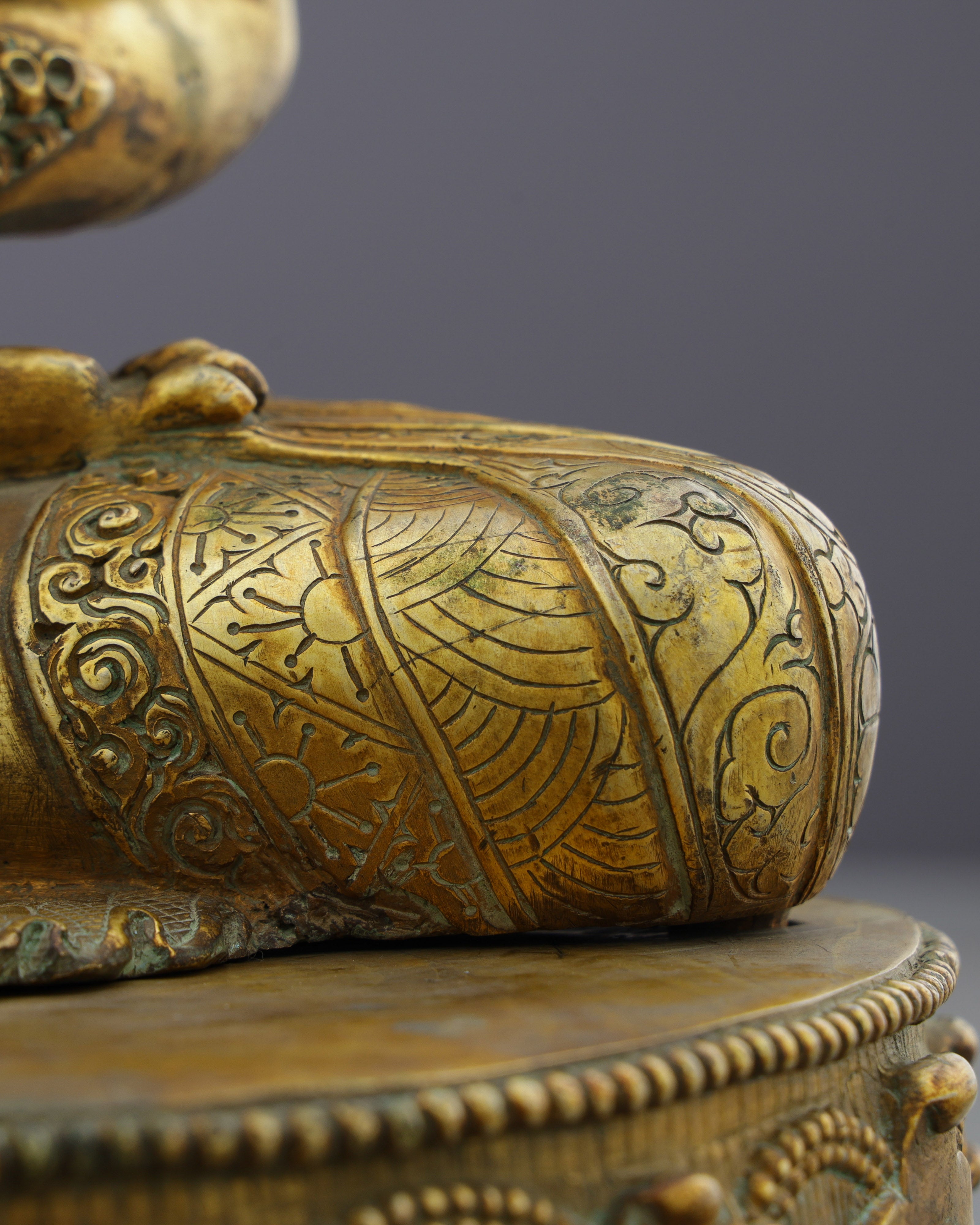 Antique Ratnasambhava Buddha Statue | A Treasure of Himalayan Artistry