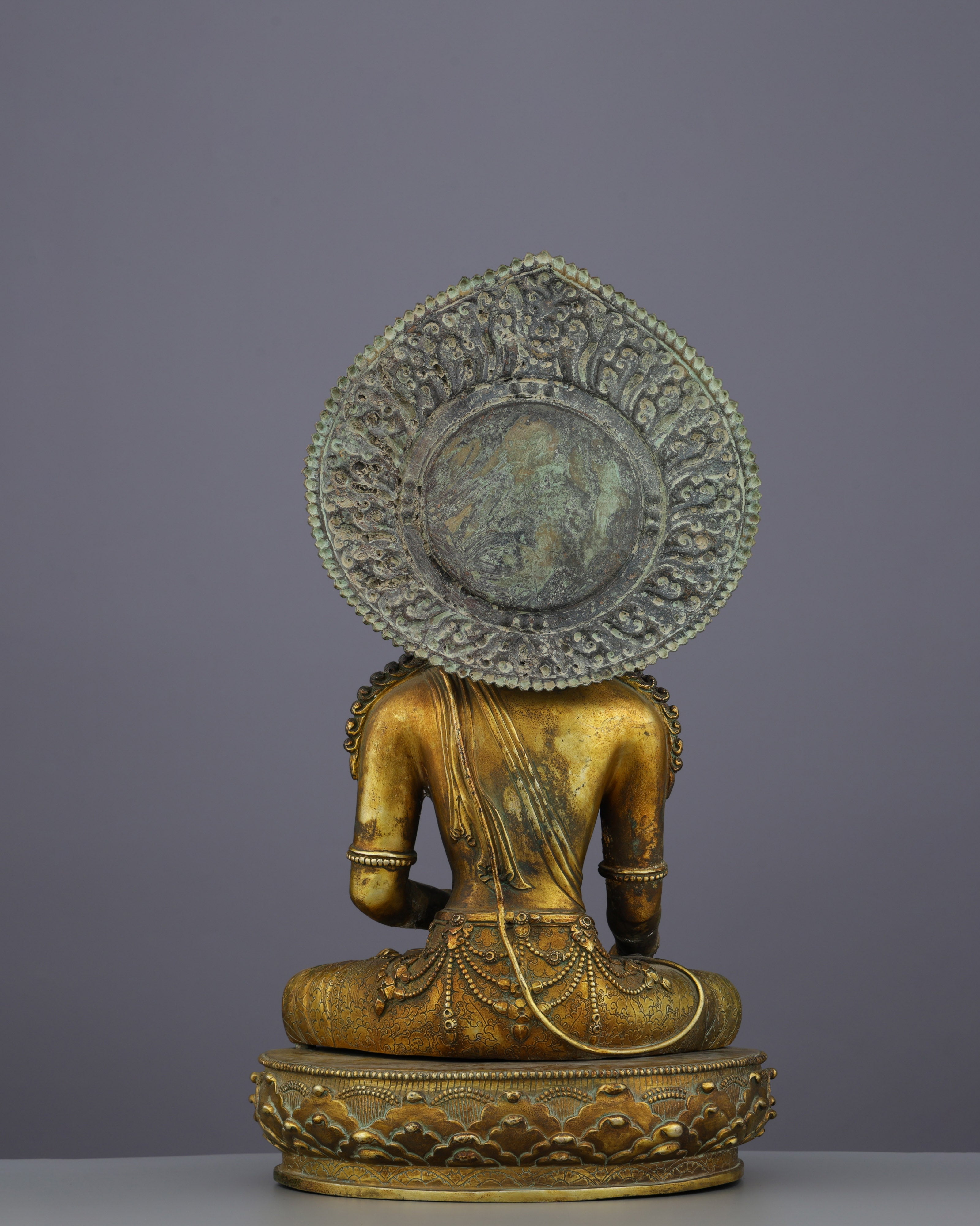 Antique Ratnasambhava Buddha Statue | A Treasure of Himalayan Artistry