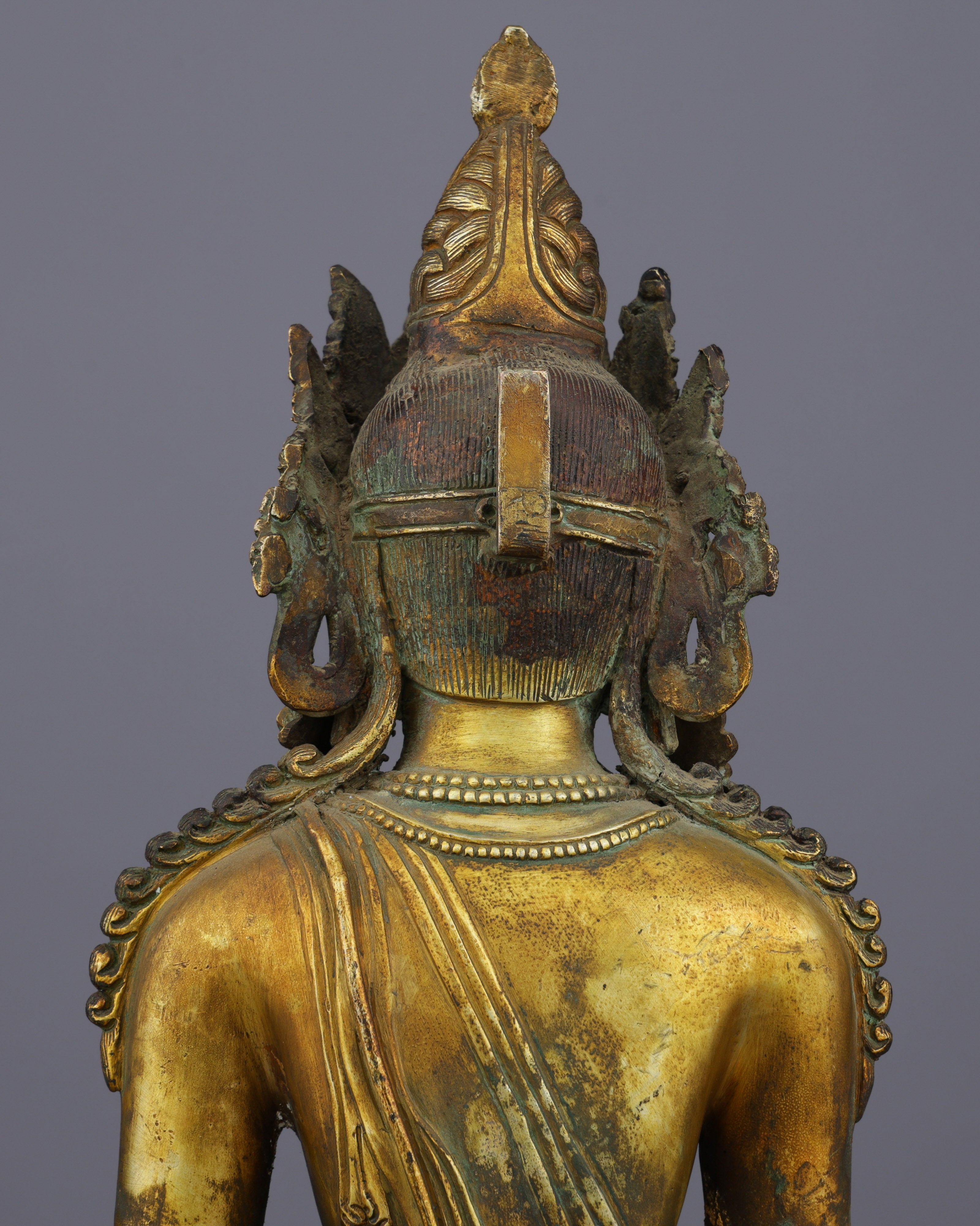 Antique Ratnasambhava Buddha Statue | A Treasure of Himalayan Artistry