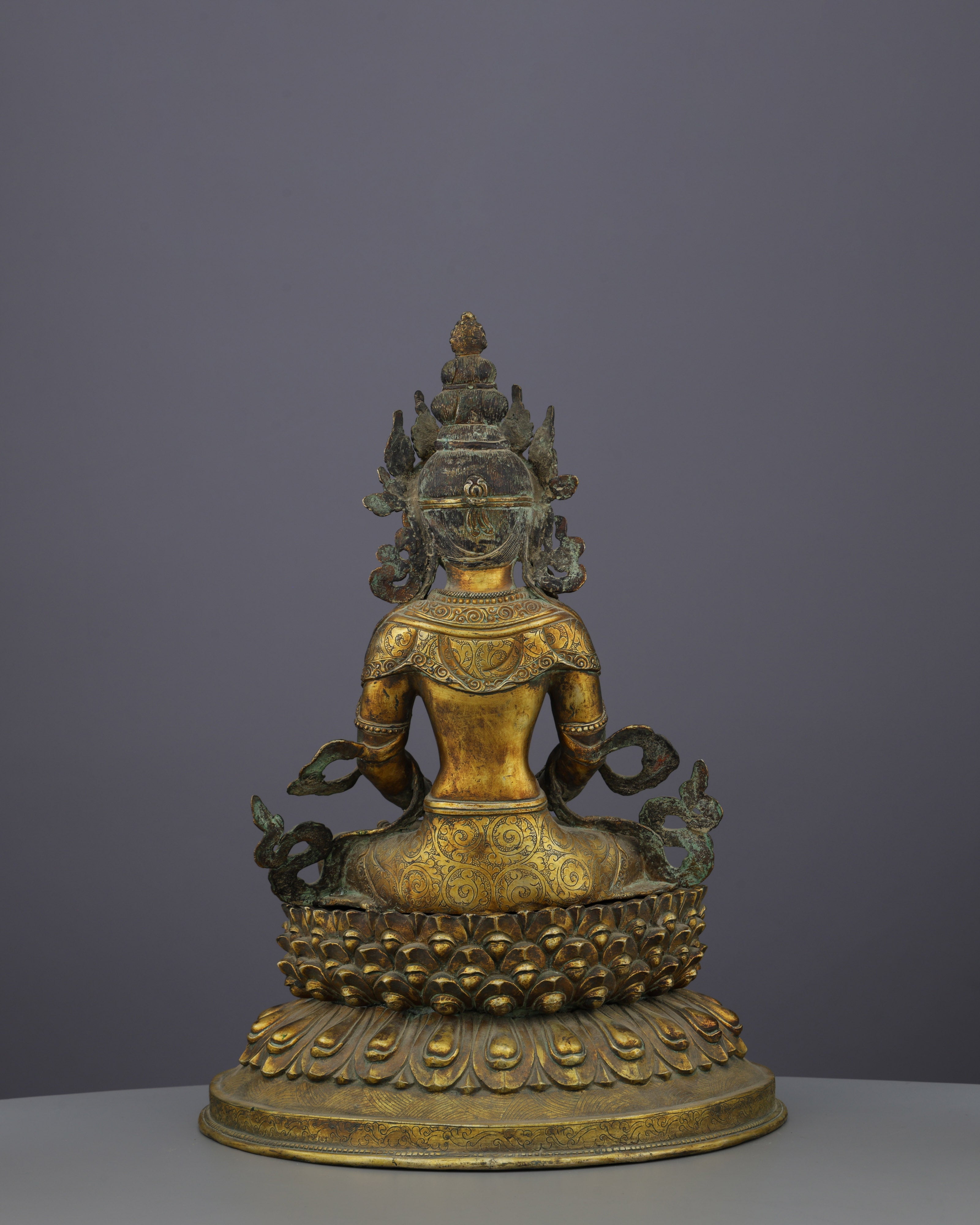 Antique Amitayus Statue | Eternal Life Buddha