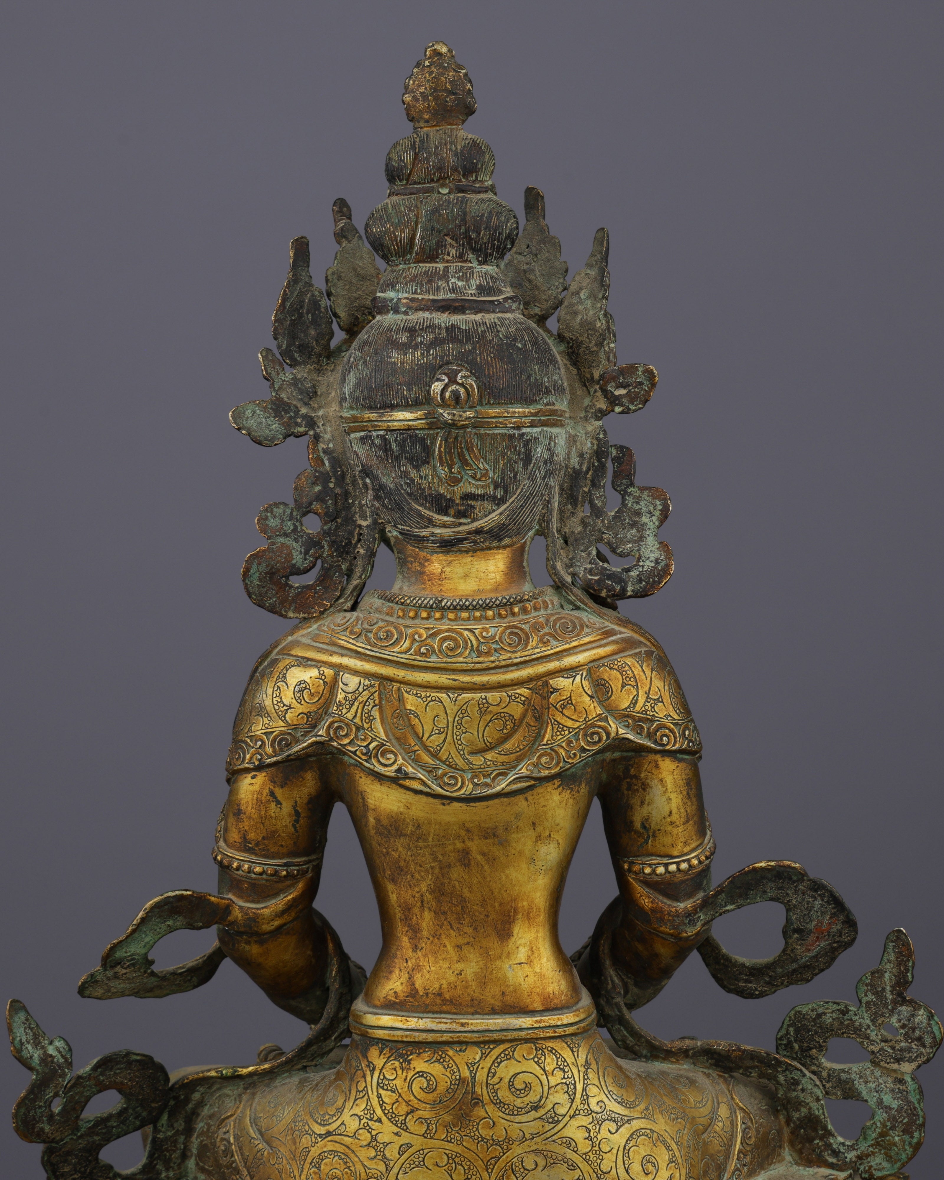 Antique Amitayus Statue | Eternal Life Buddha