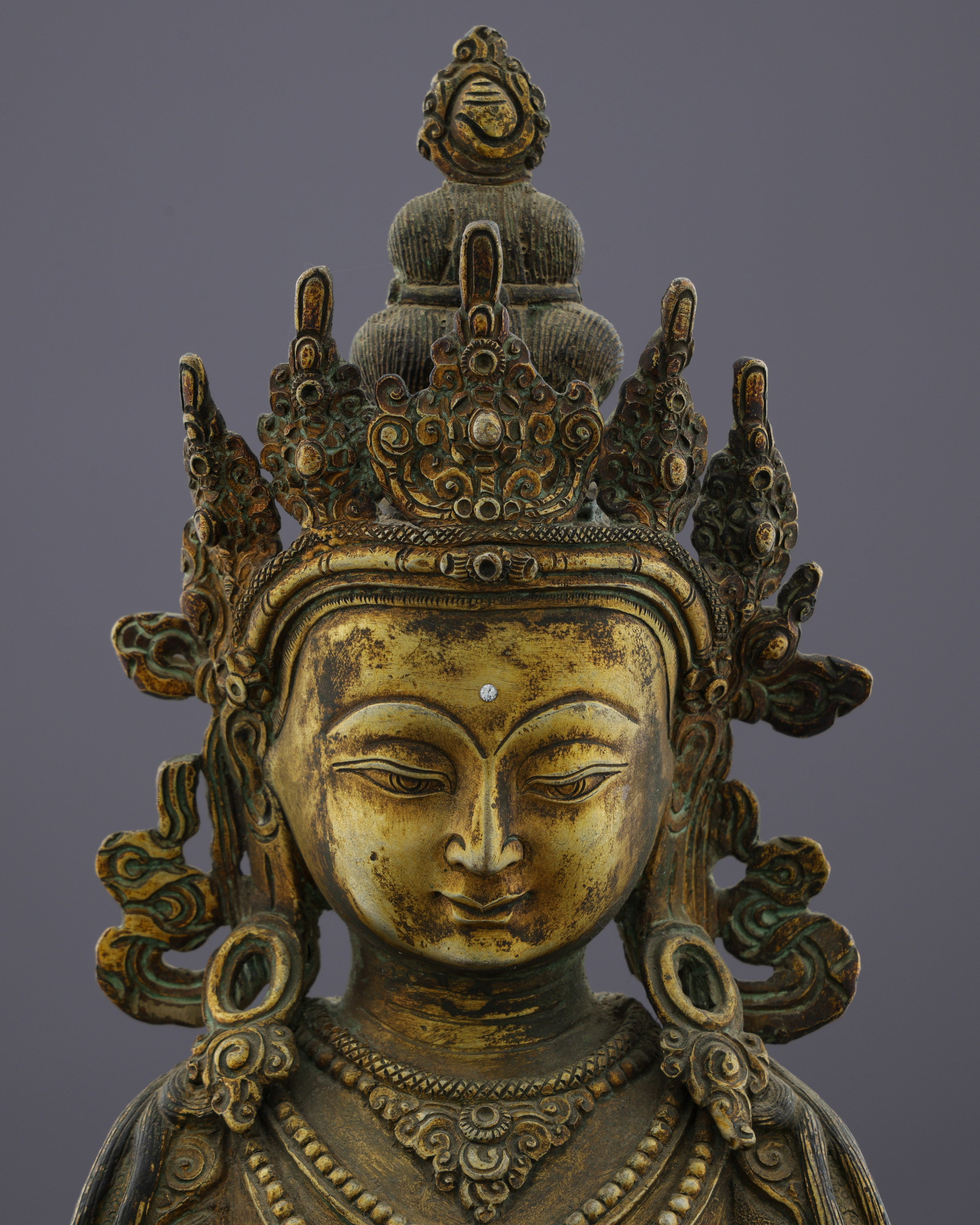 Antique Amitayus Statue | Eternal Life Buddha