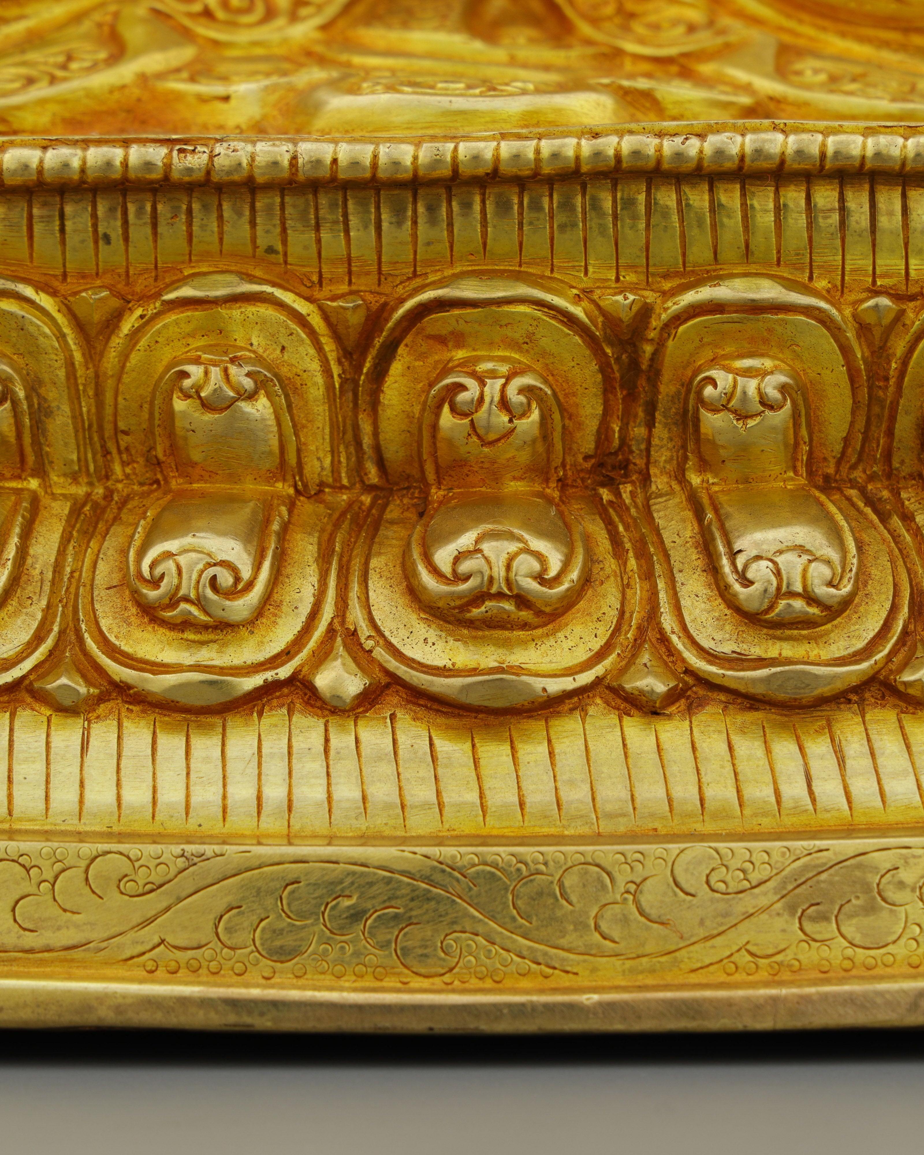 Norgyünma Statue | Handcrafted Golden Goddess of Healing and Prosperity