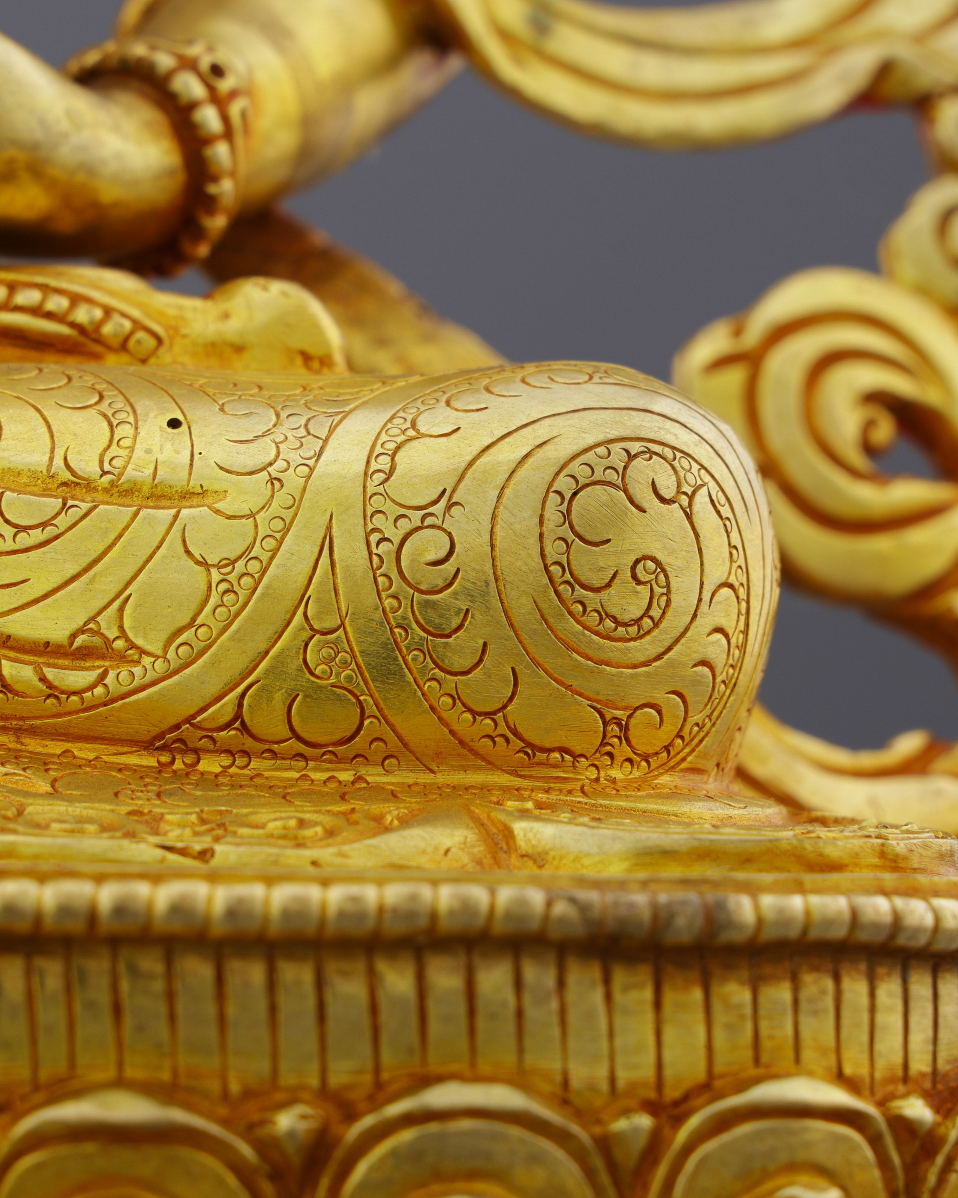 Norgyünma Statue | Handcrafted Golden Goddess of Healing and Prosperity