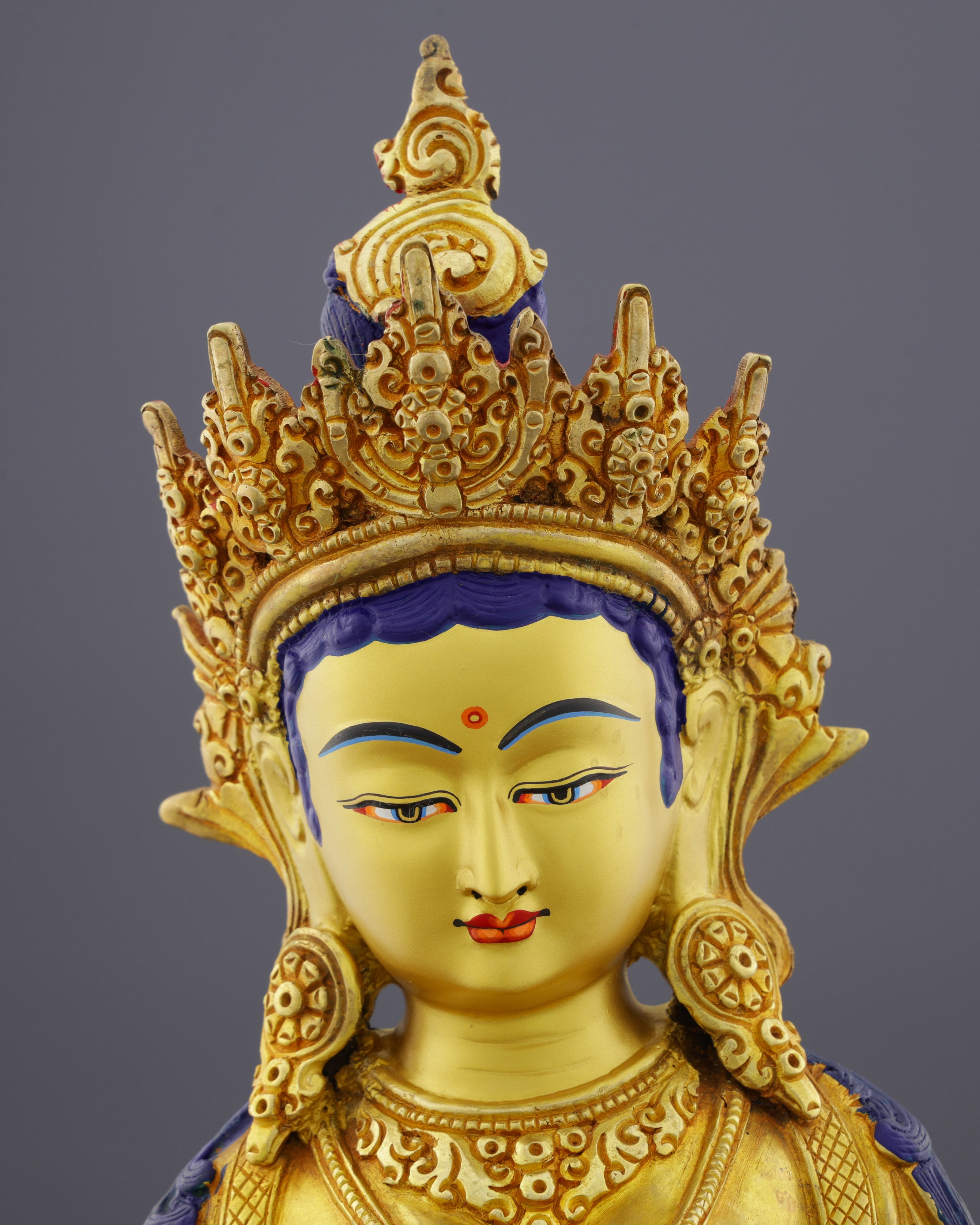 Norgyünma Statue | Handcrafted Golden Goddess of Healing and Prosperity