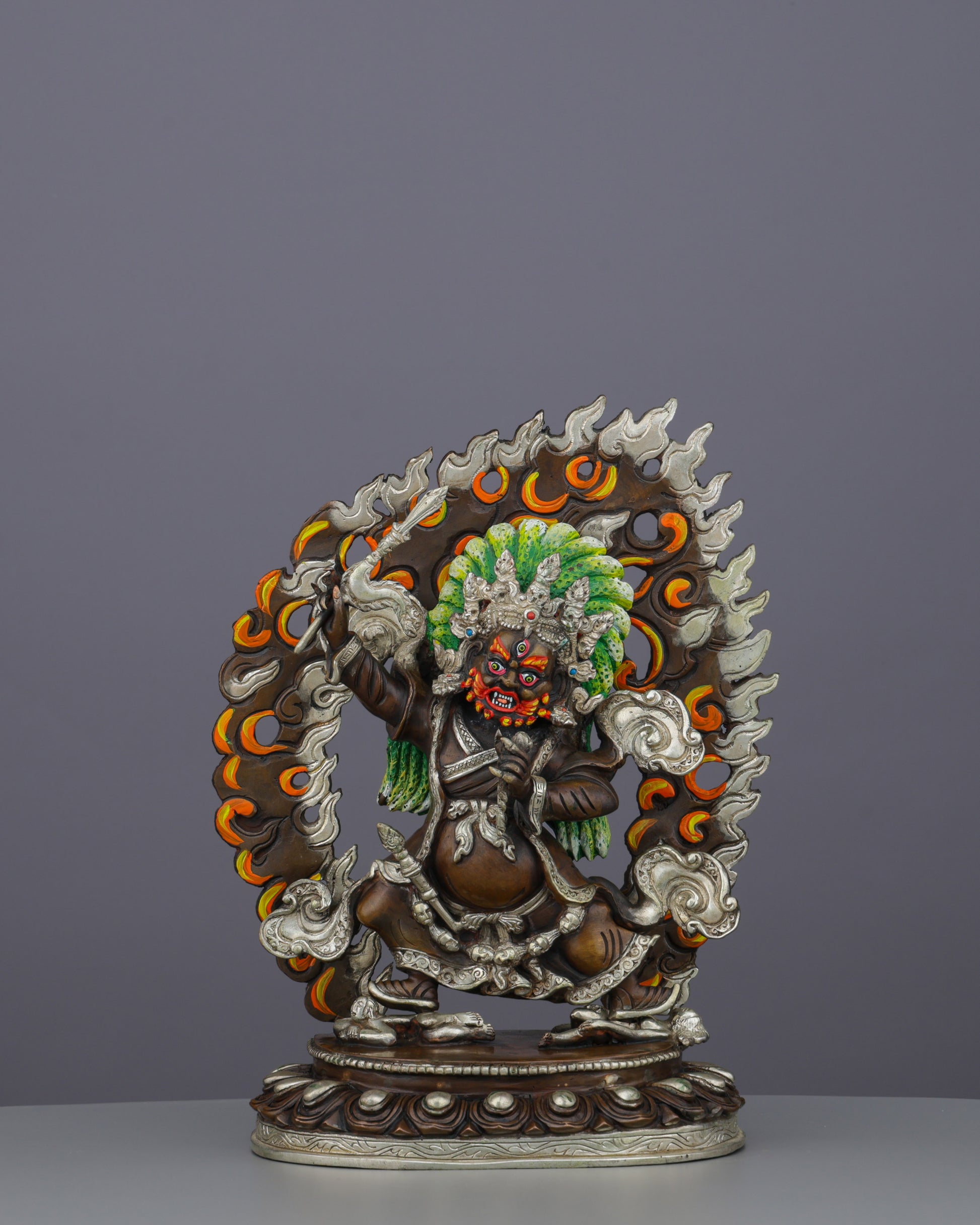 Maning Nakpo Statue | The Fierce Protector of Sacred Dharma - Authentic Handcrafted Statue