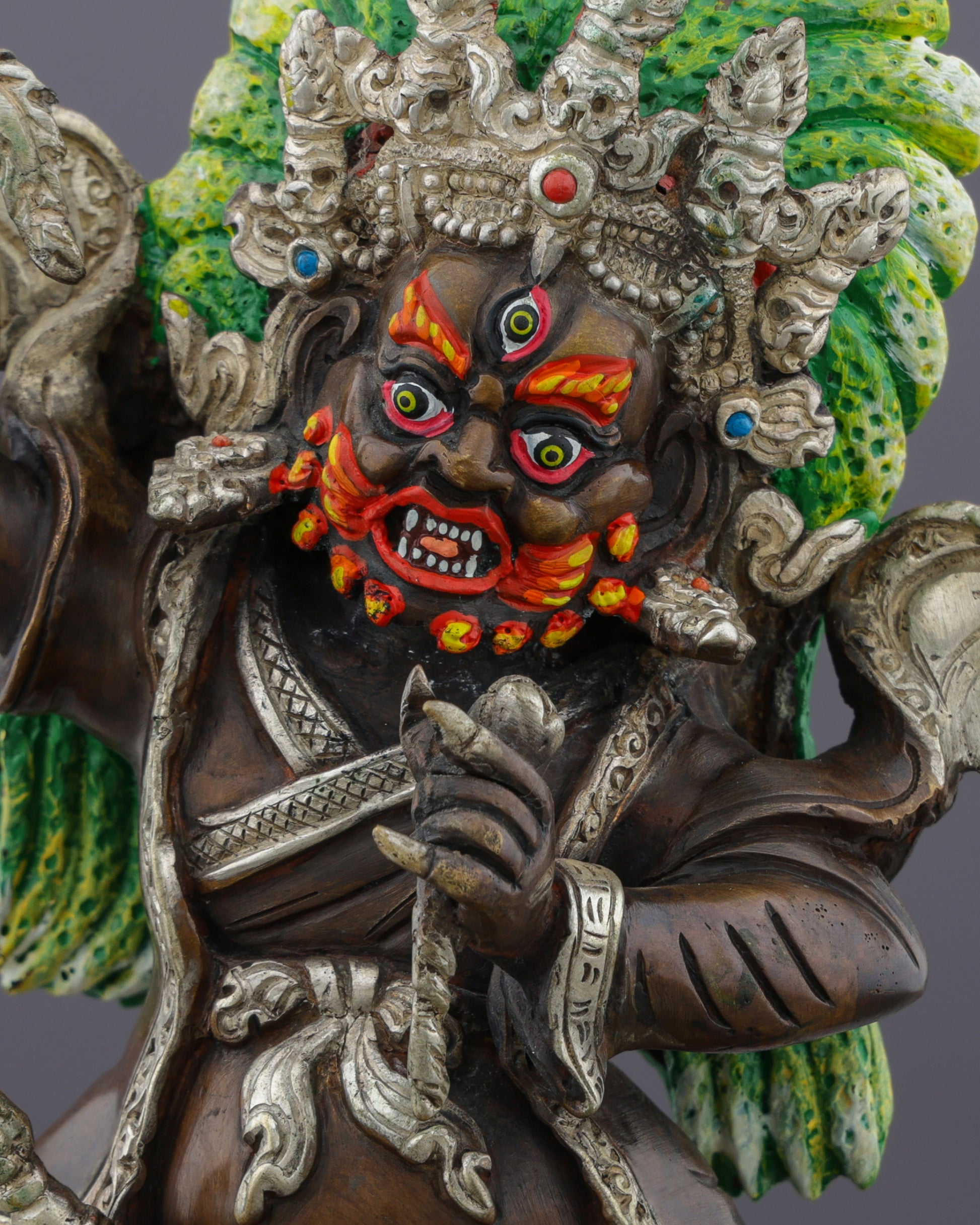 Maning Nakpo Statue | The Fierce Protector of Sacred Dharma - Authentic Handcrafted Statue