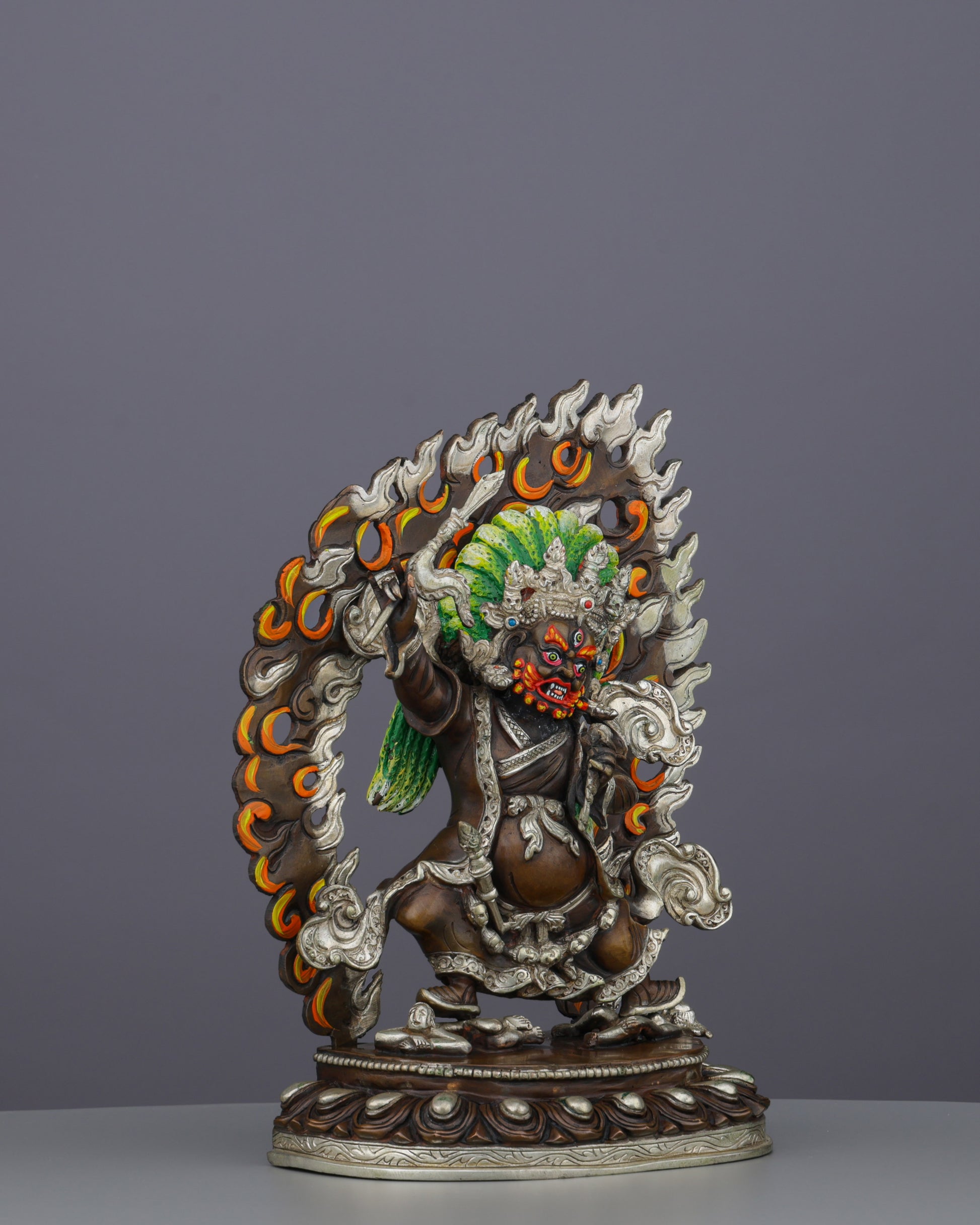 Maning Nakpo Statue | The Fierce Protector of Sacred Dharma - Authentic Handcrafted Statue