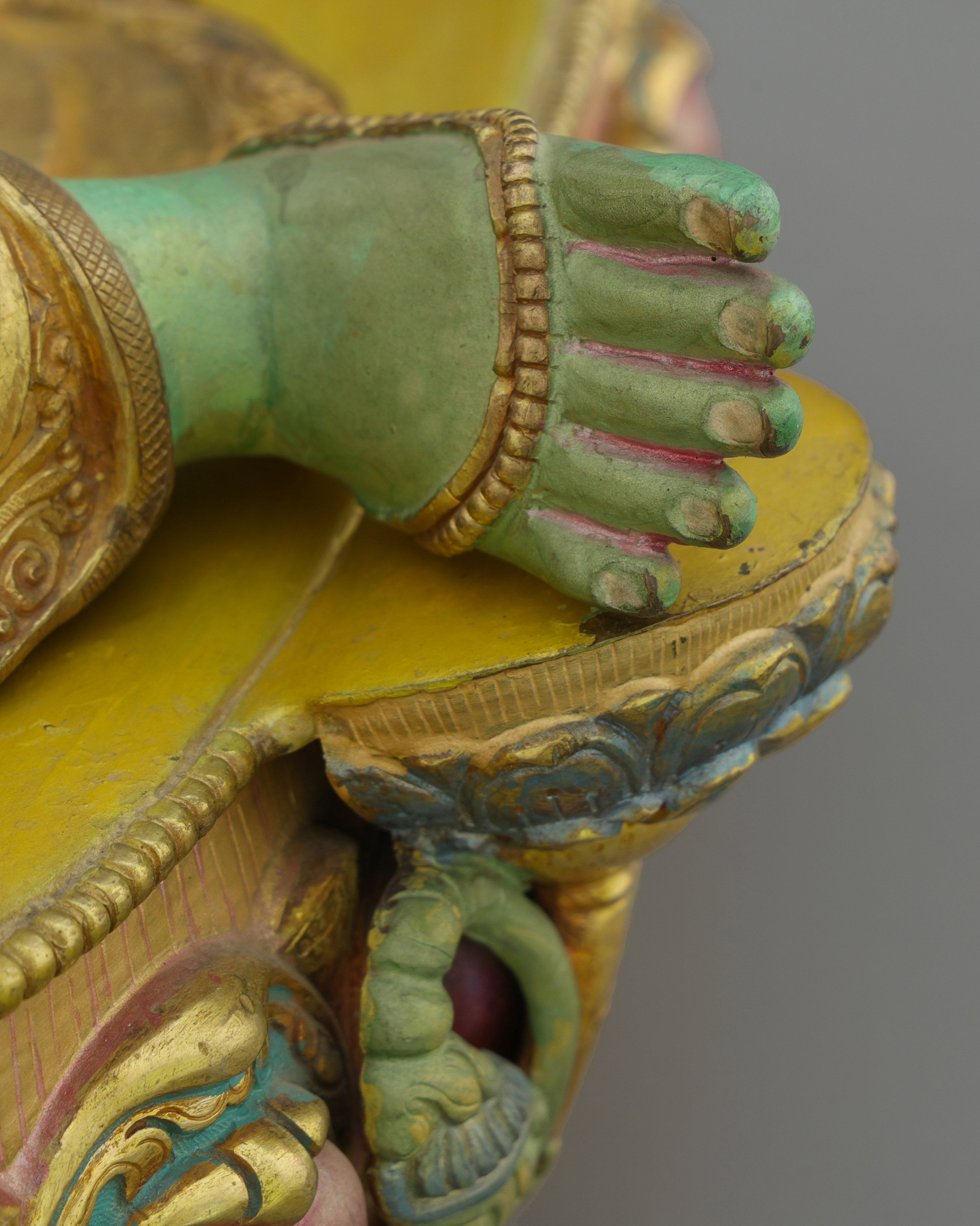 Divine Grace Embodied | Exquisite Handcrafted Green Tara Statue