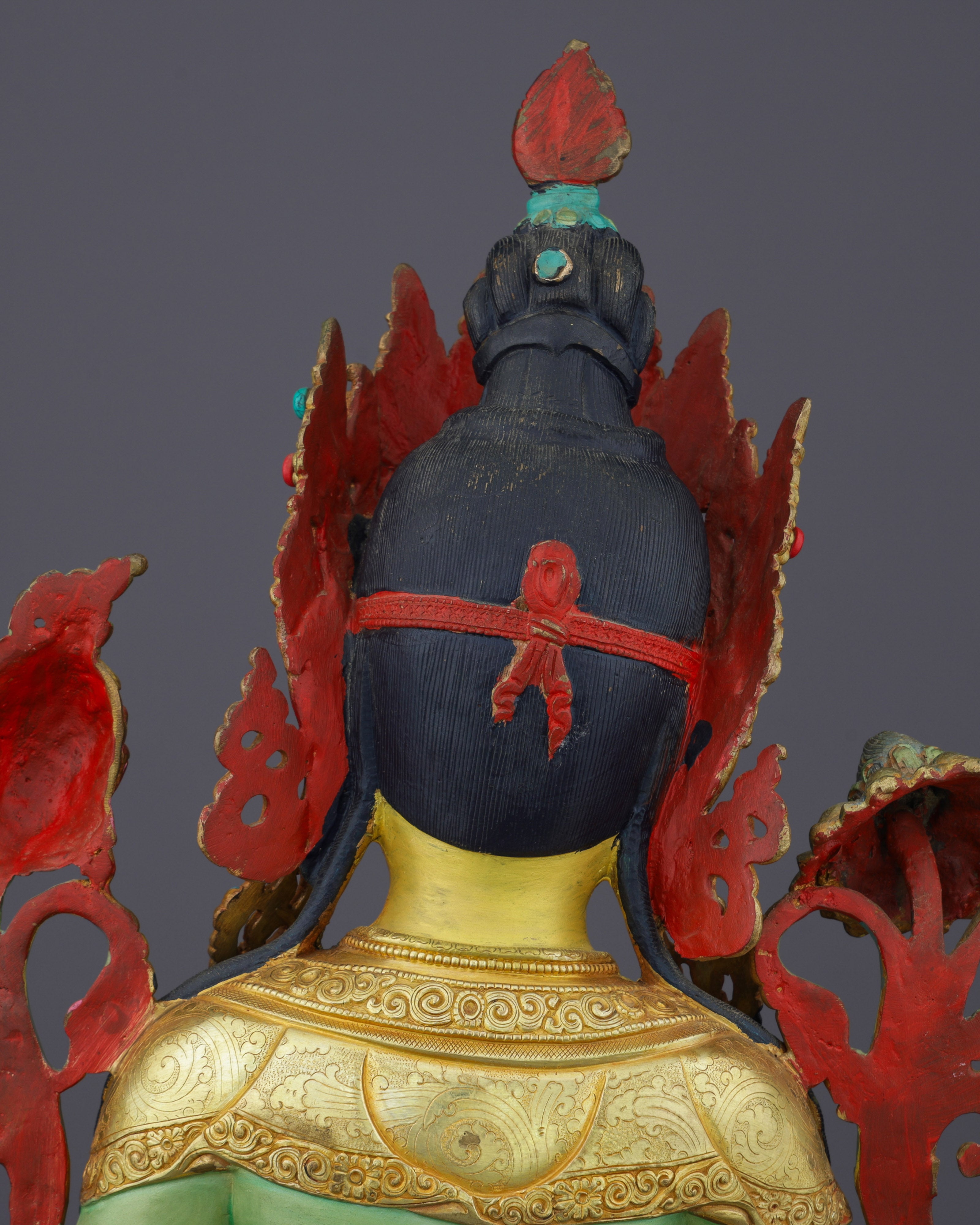Divine Grace Embodied | Exquisite Handcrafted Green Tara Statue