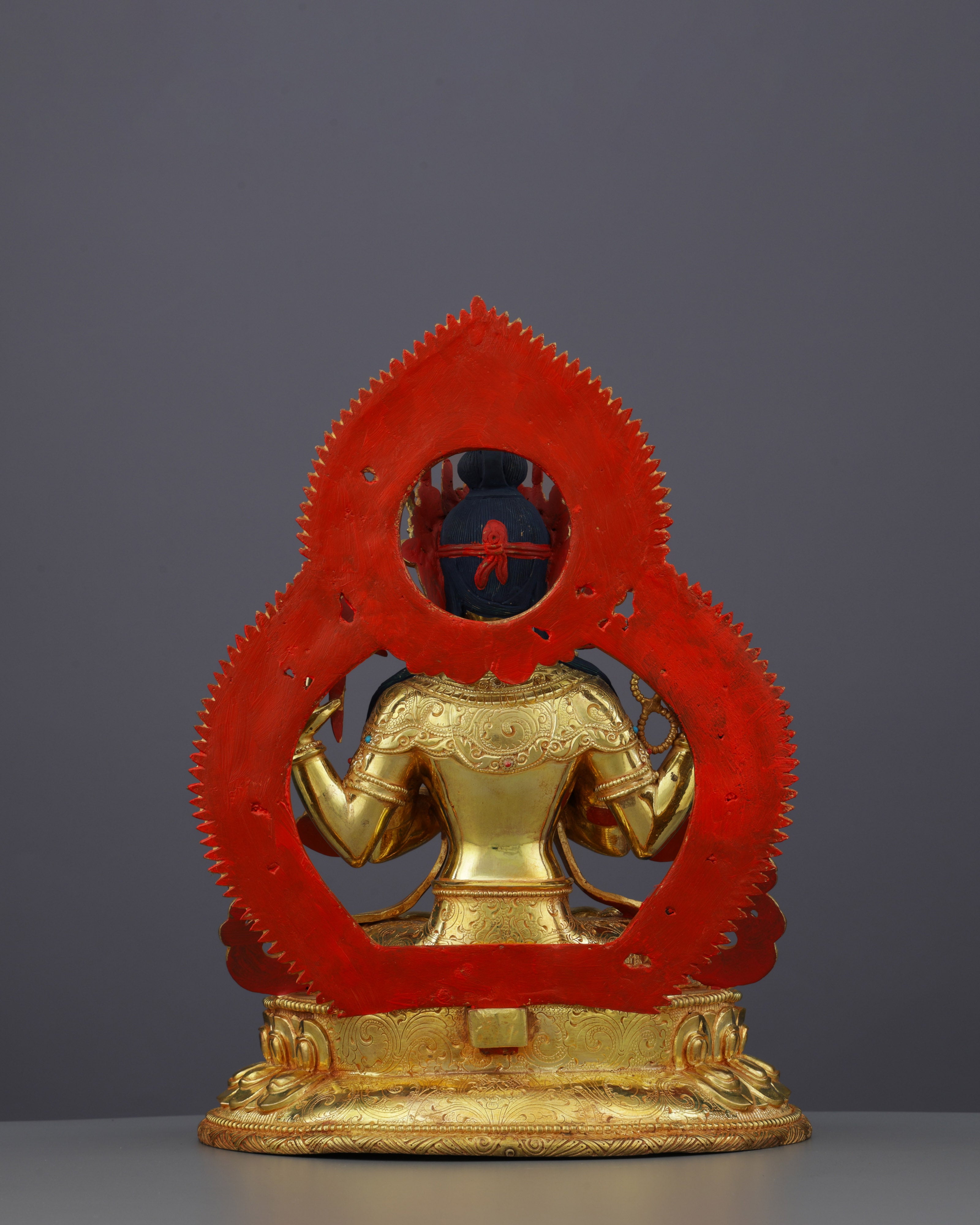 Chengresi Statue | Divine Compassion in Golden Splendor