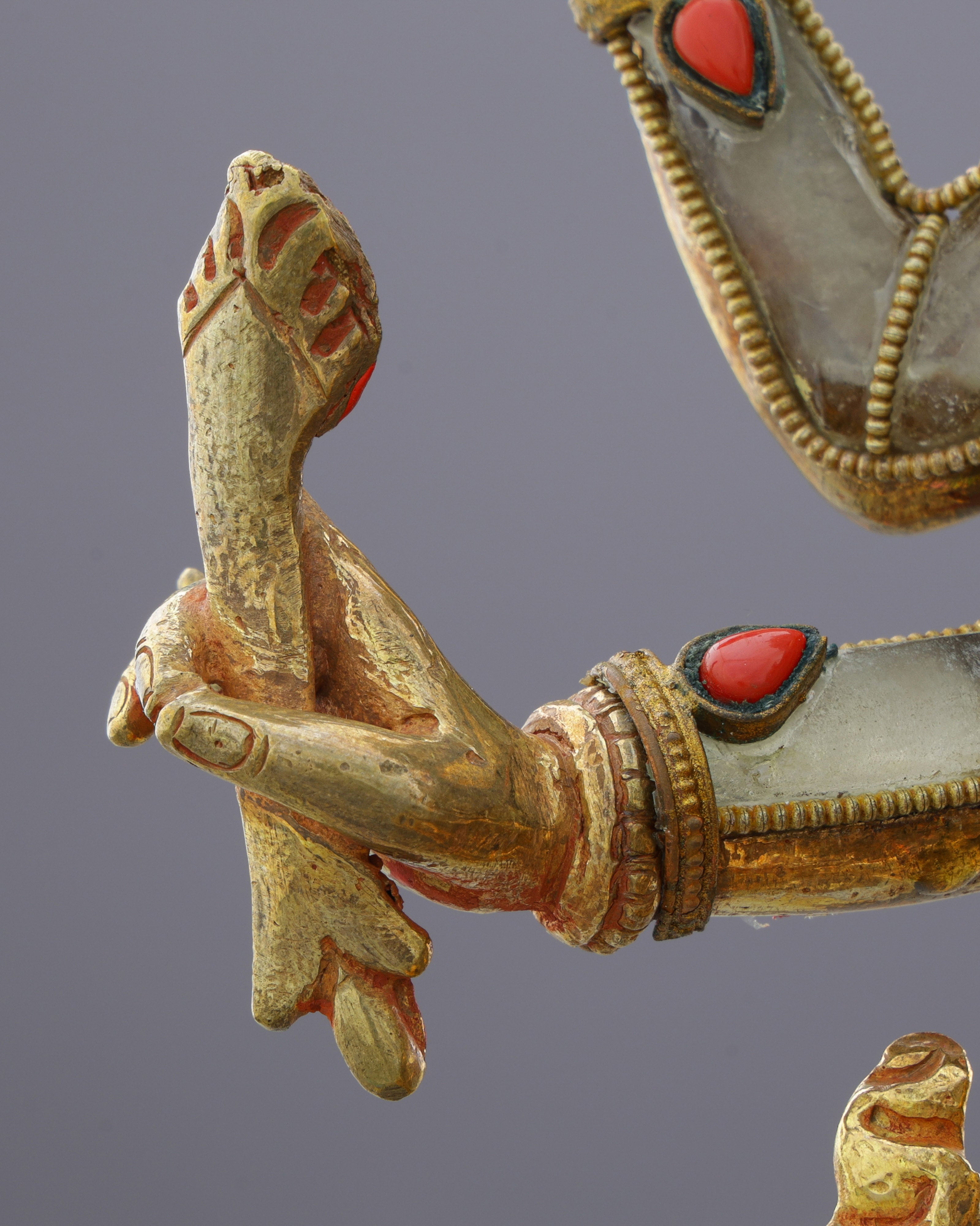 Crystal Namgyal Statue | Celestial Victory Over Death