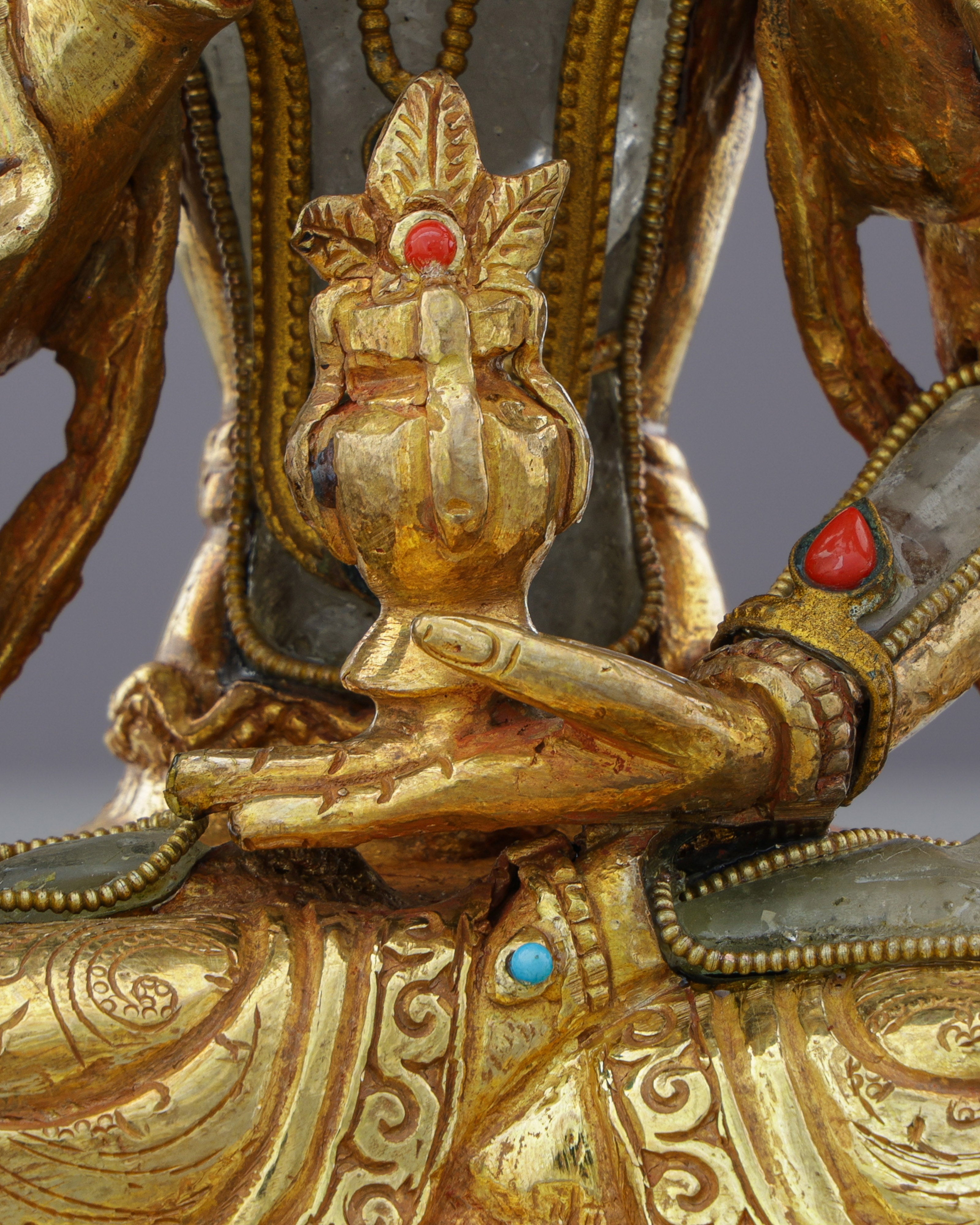 Crystal Namgyal Statue | Celestial Victory Over Death