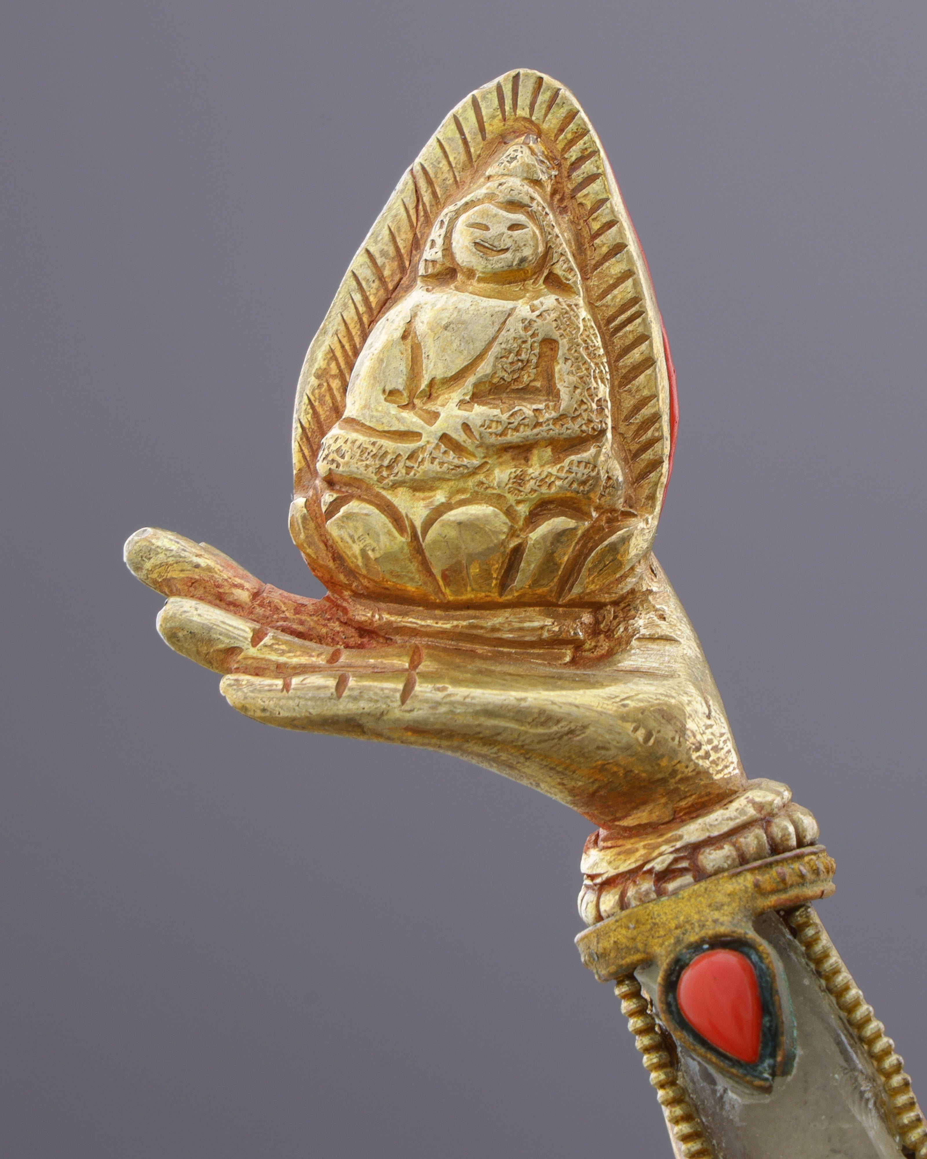 Crystal Namgyal Statue | Celestial Victory Over Death