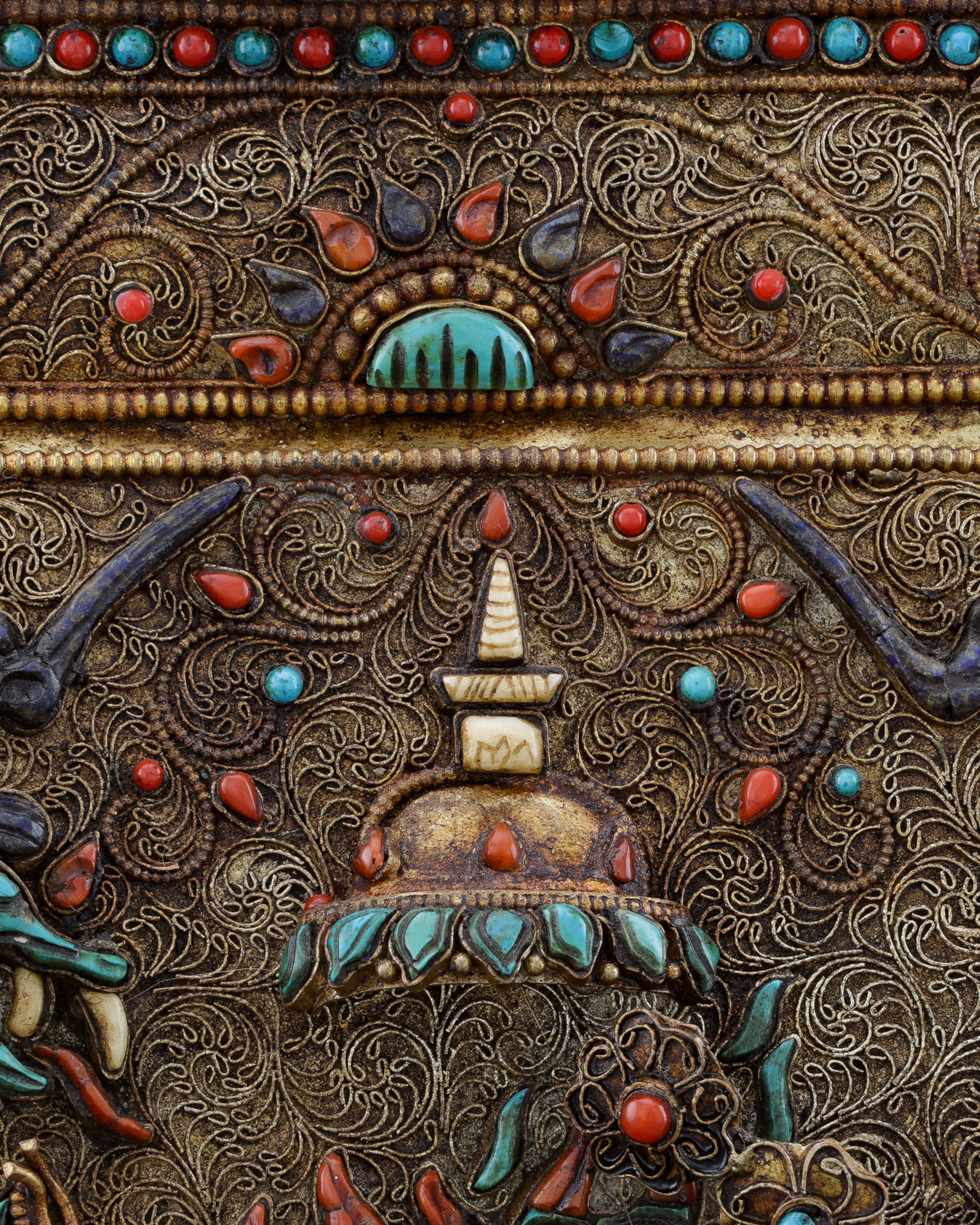 Divine Protection Enshrined | Majestic Tibetan Mahakala Gau