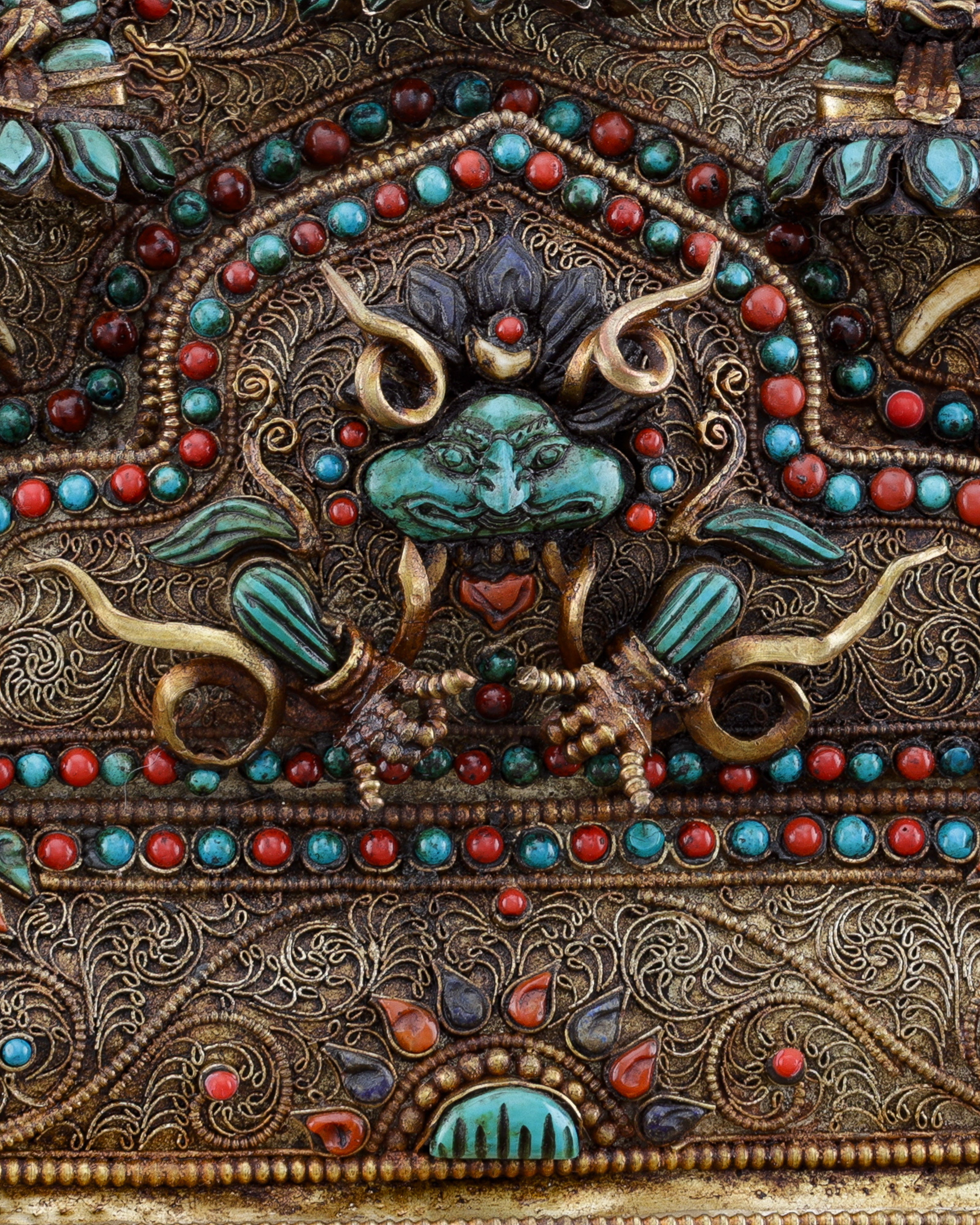 Divine Protection Enshrined | Majestic Tibetan Mahakala Gau