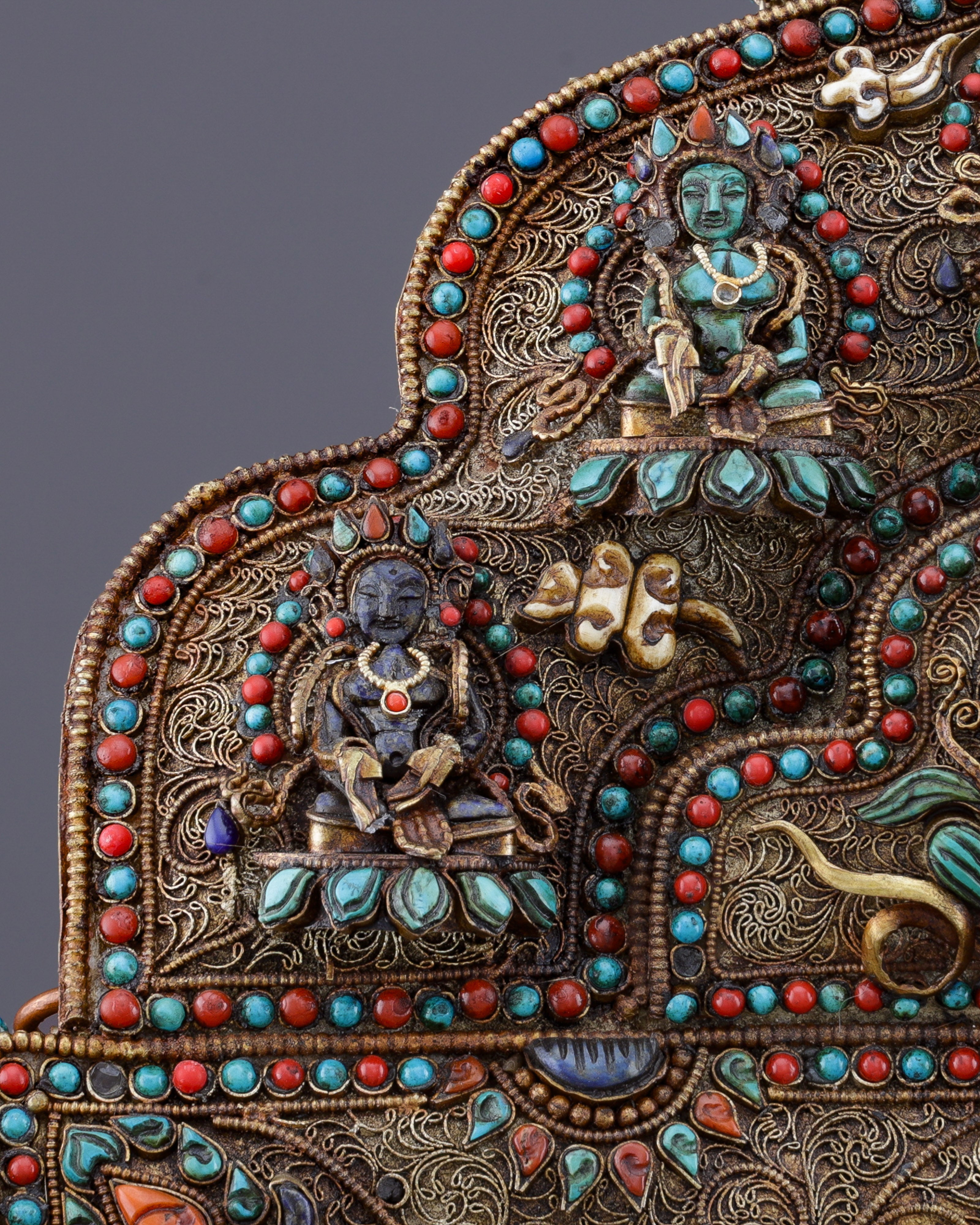 Divine Protection Enshrined | Majestic Tibetan Mahakala Gau